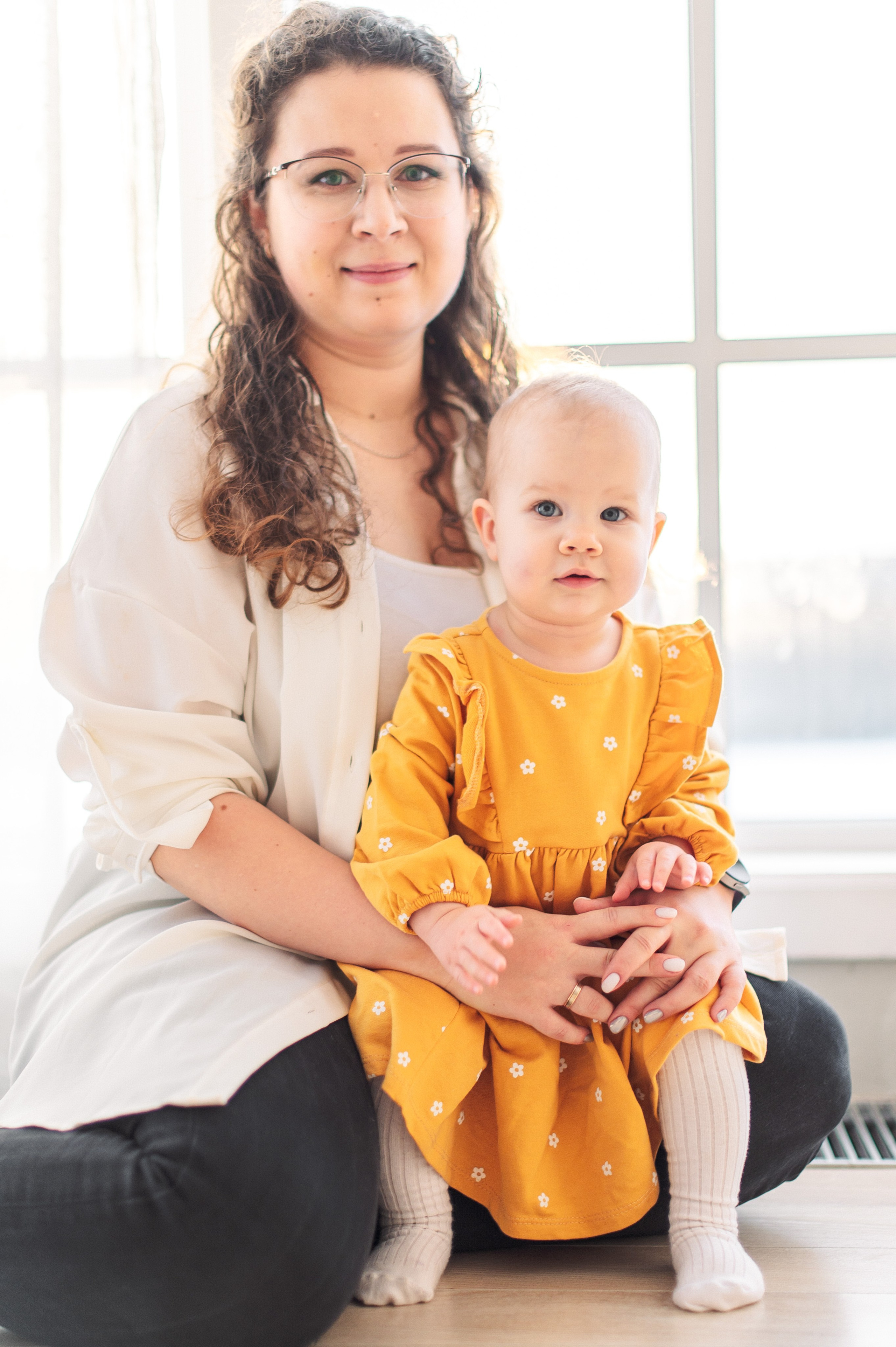 Семейная новогодняя фотосессия в студии. Семейный и свадебный фотограф в Санкт-Петербурге Гришин Юрий