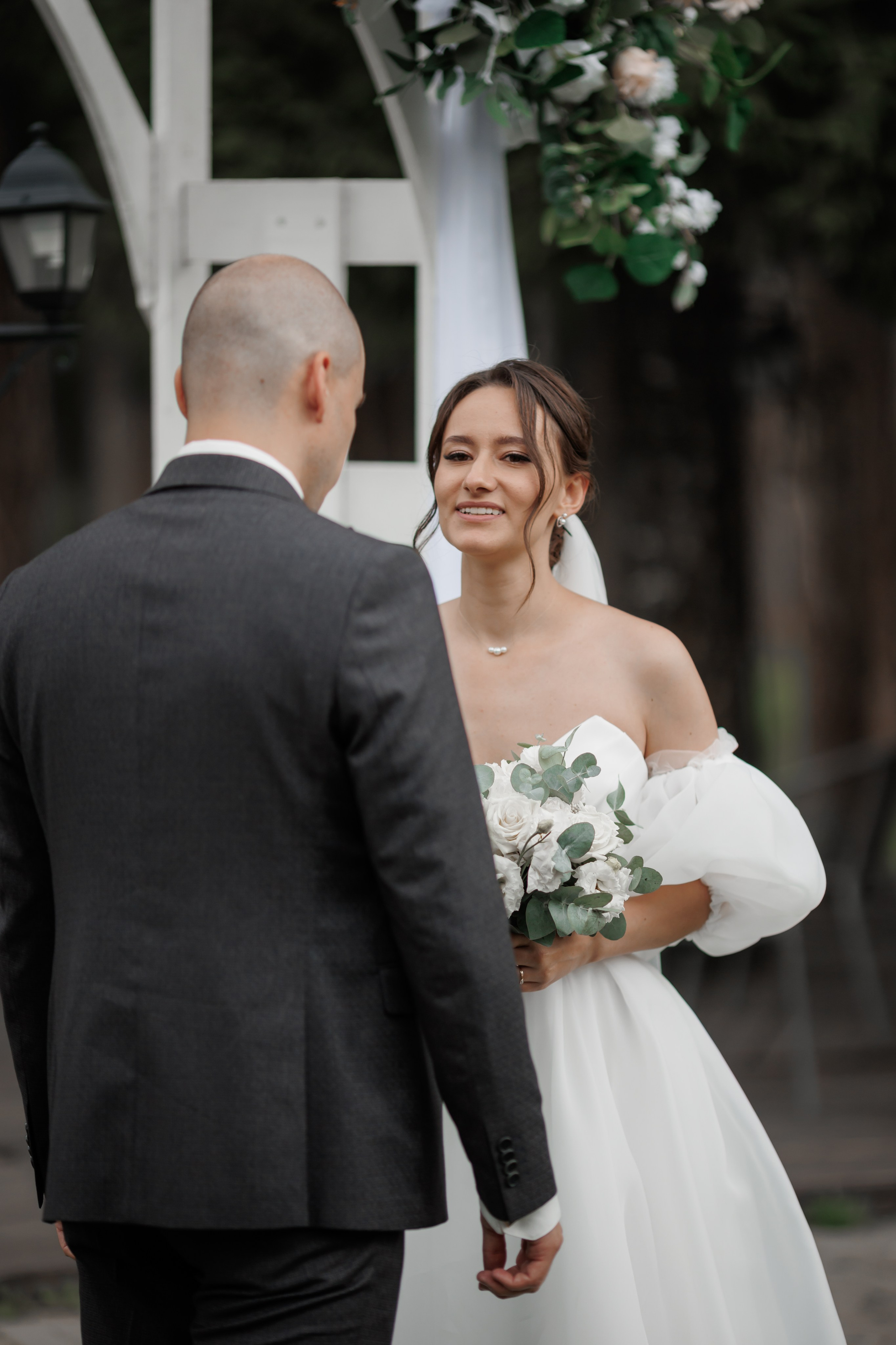 Полина и Дмитрий, загородный клуб «Барин», ЗАГС в г. Пушкино. Свадебный и репортажный фотограф (Москва, Королев и другие)