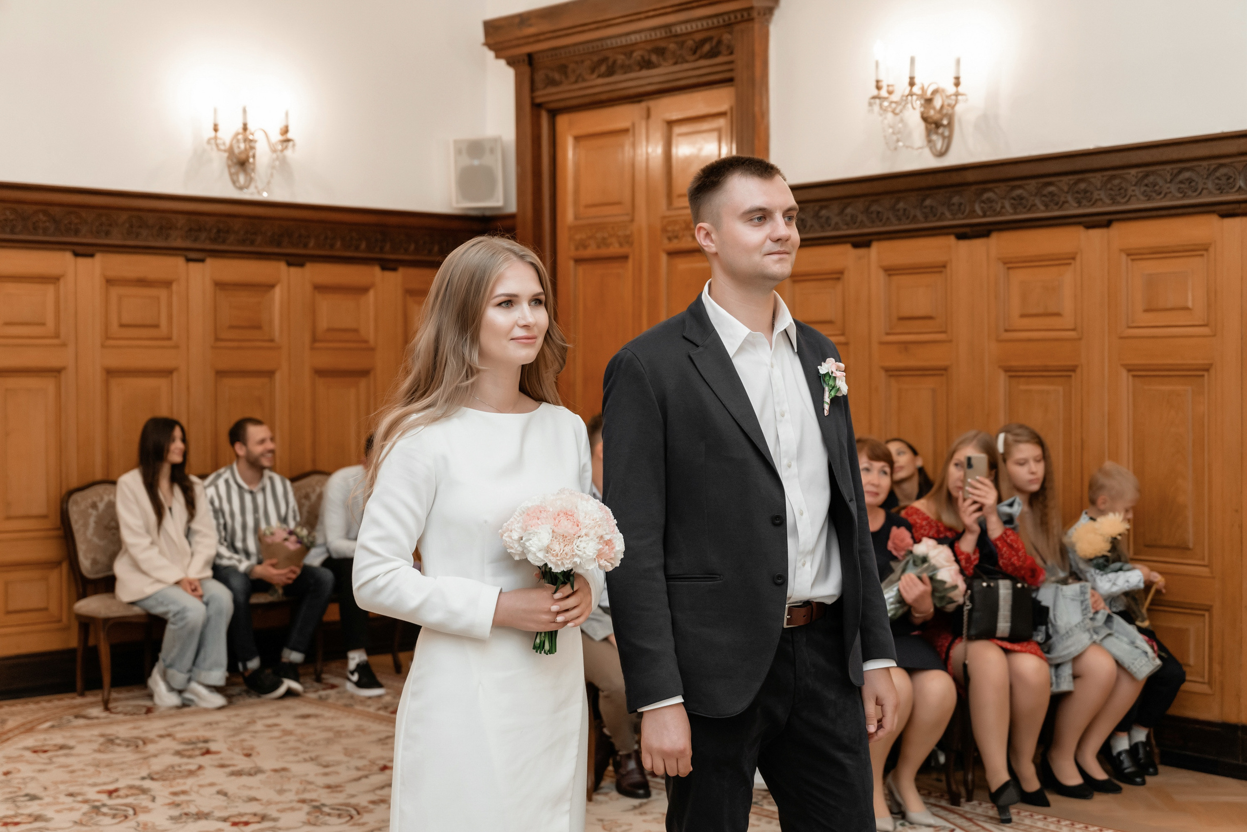 Свадьба в Дворце бракосочетания № 1. Свадебный и семейный фотограф в Москве Светлана Зоткина