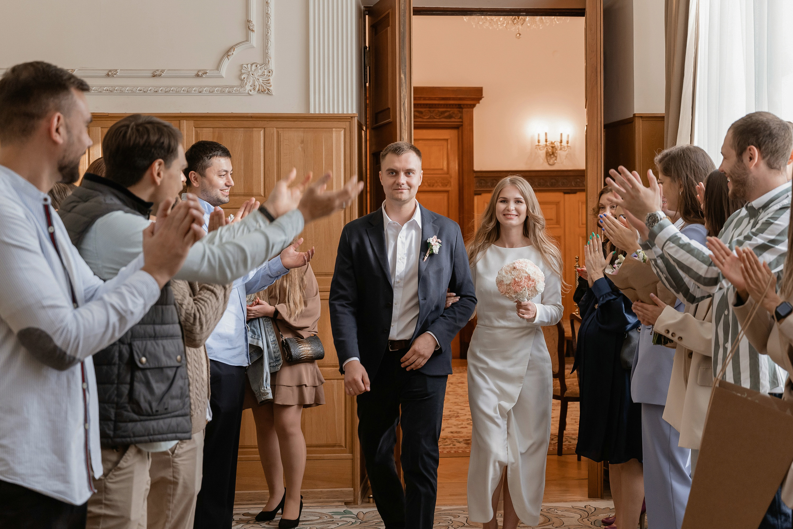 Свадьба в Дворце бракосочетания № 1. Свадебный и семейный фотограф в Москве Светлана Зоткина