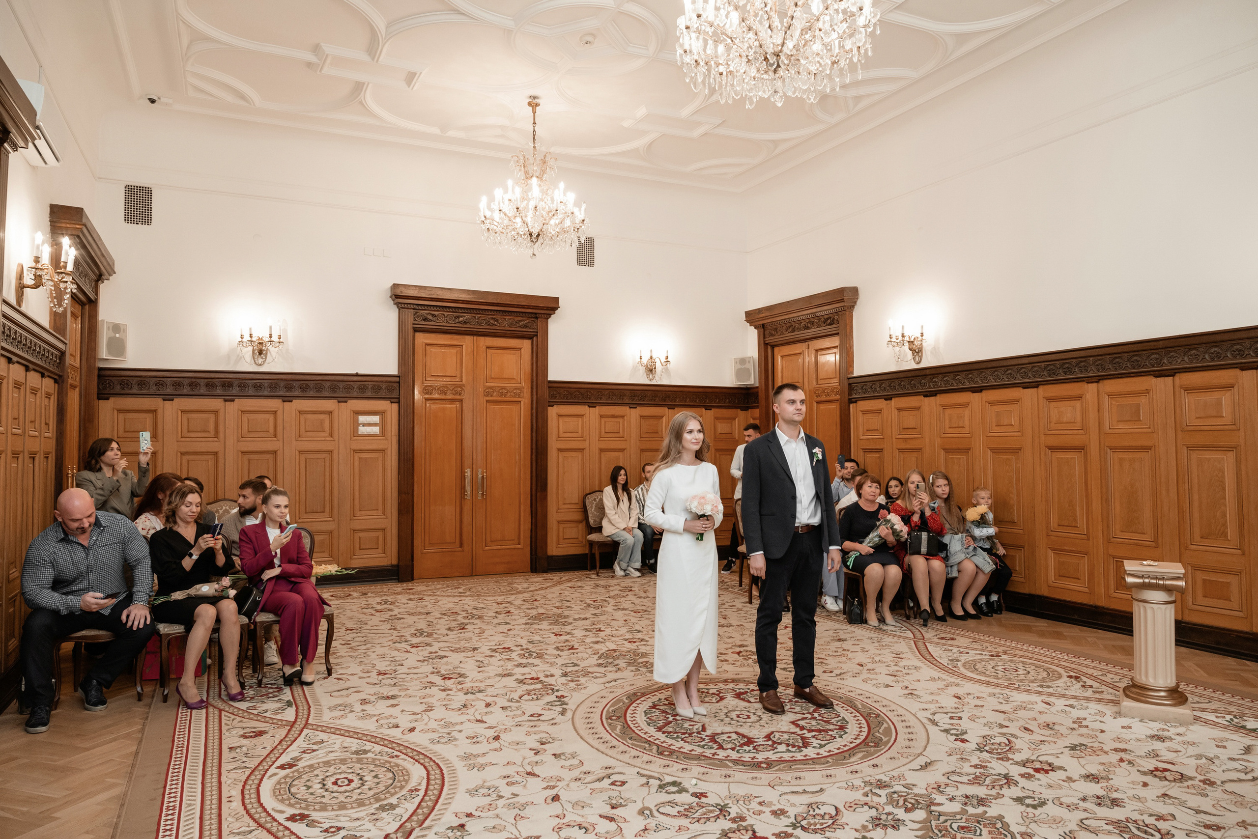 Свадьба в Дворце бракосочетания № 1. Свадебный и семейный фотограф в Москве Светлана Зоткина