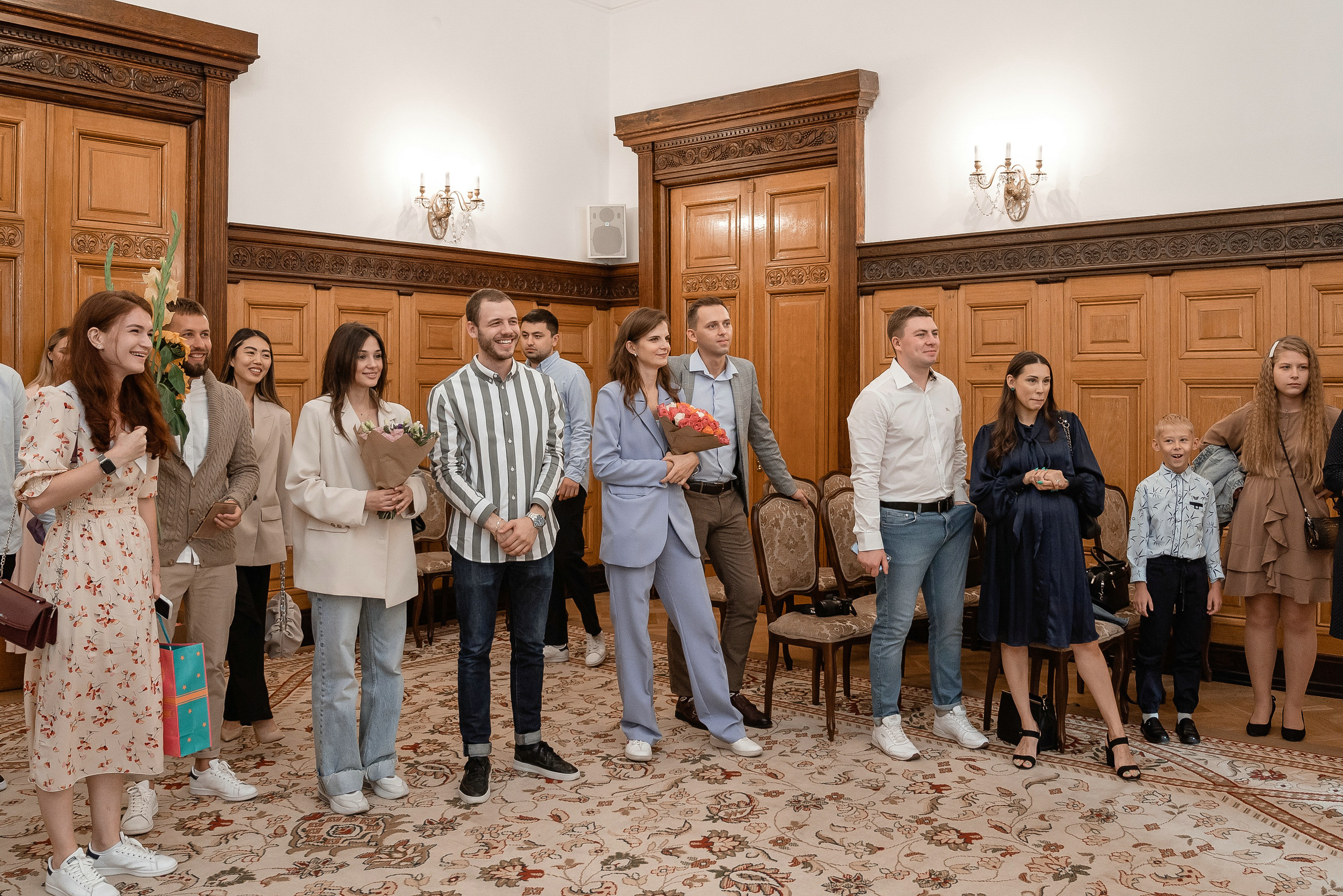 Свадьба в Дворце бракосочетания № 1. Свадебный и семейный фотограф в Москве Светлана Зоткина