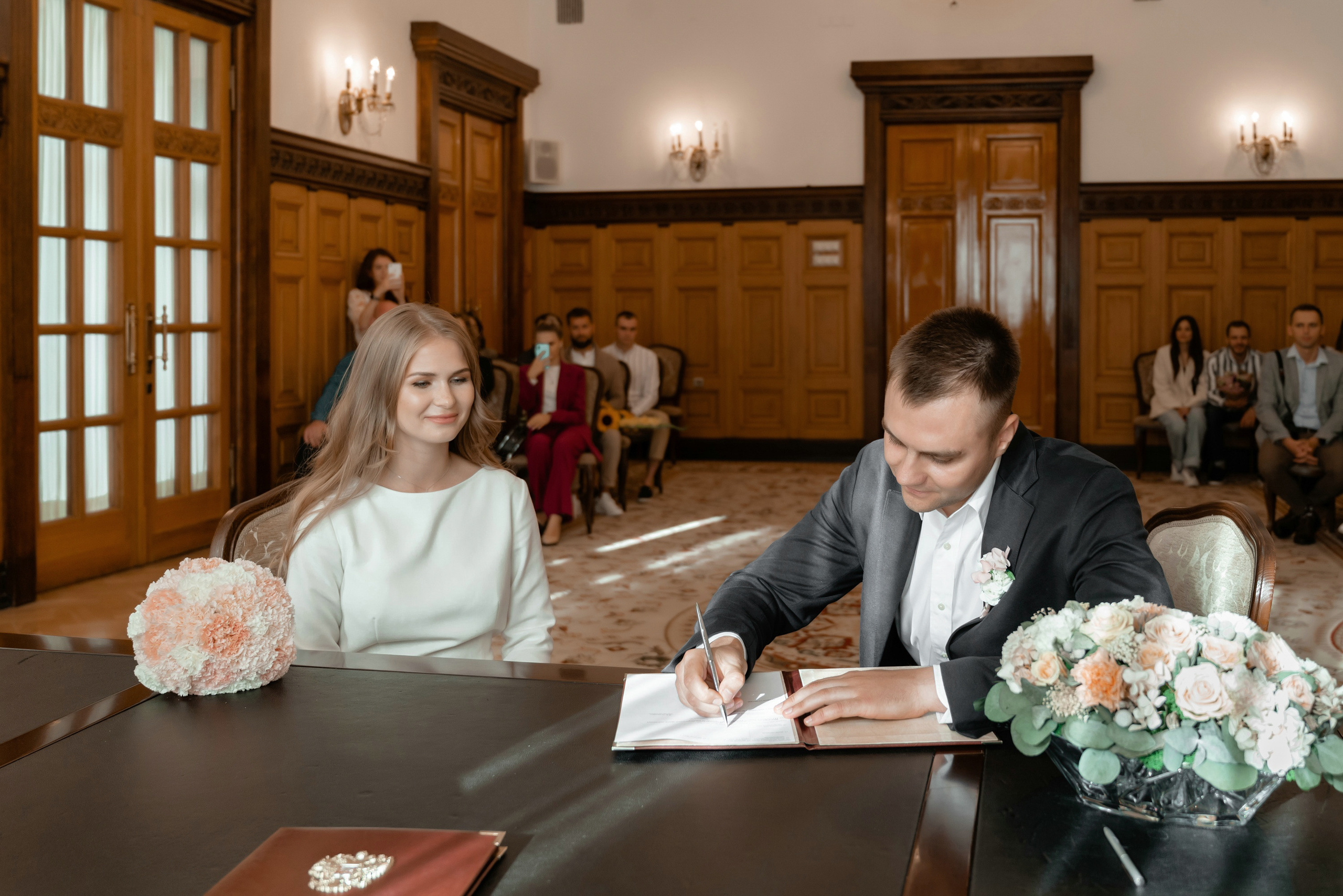 Свадьба в Дворце бракосочетания № 1. Свадебный и семейный фотограф в Москве Светлана Зоткина