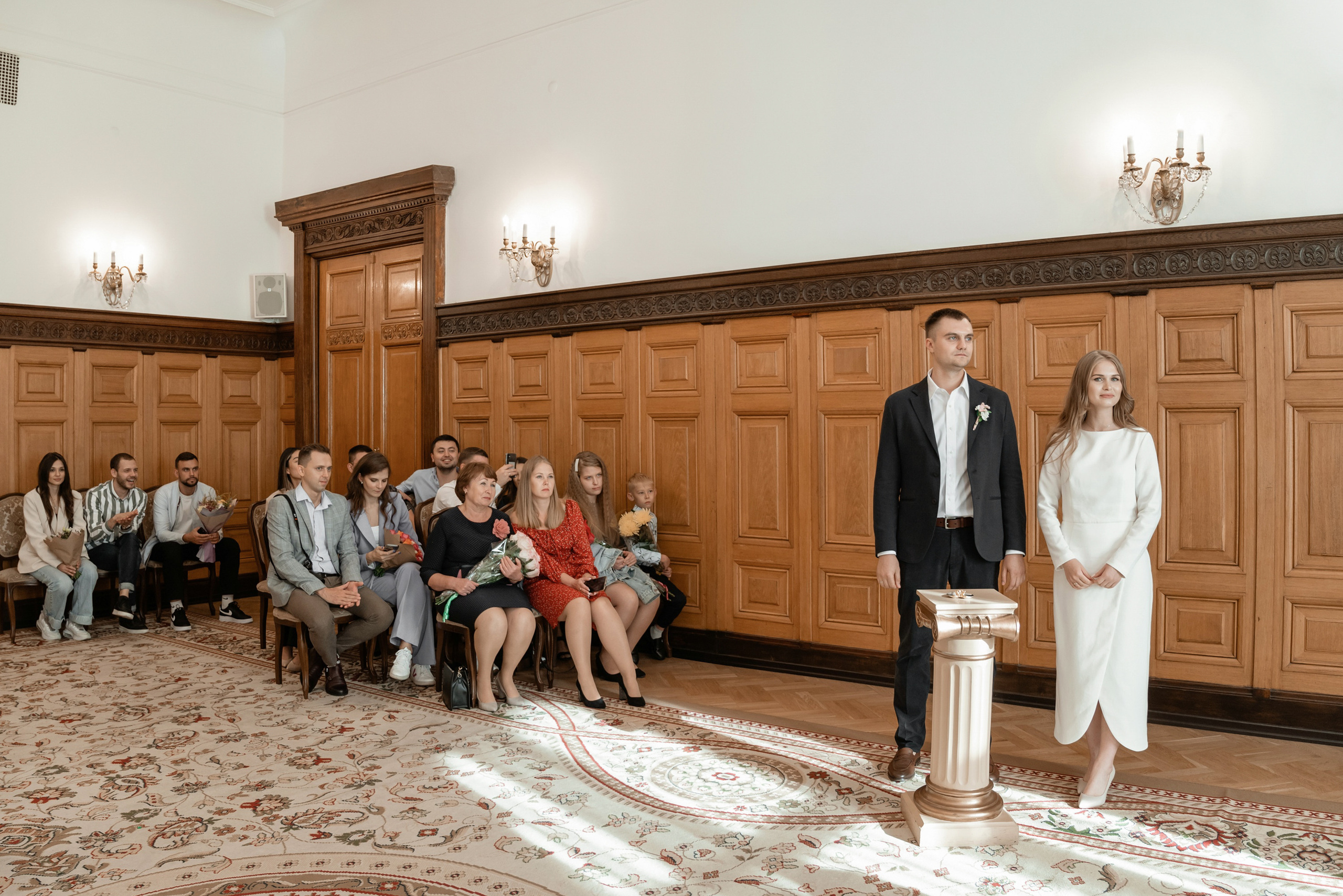 Свадьба в Дворце бракосочетания № 1. Свадебный и семейный фотограф в Москве Светлана Зоткина