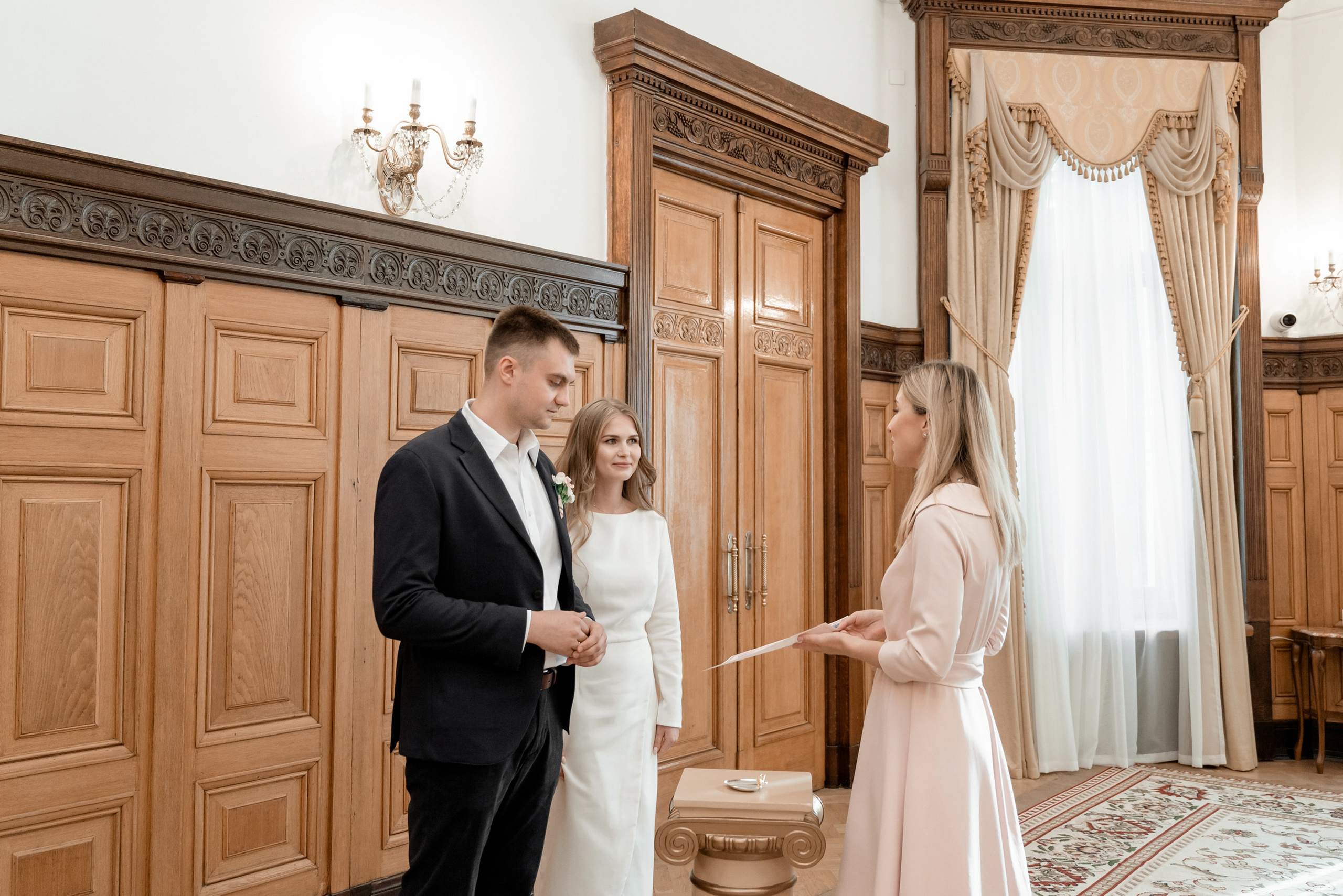 Свадьба в Дворце бракосочетания № 1. Свадебный и семейный фотограф в Москве Светлана Зоткина