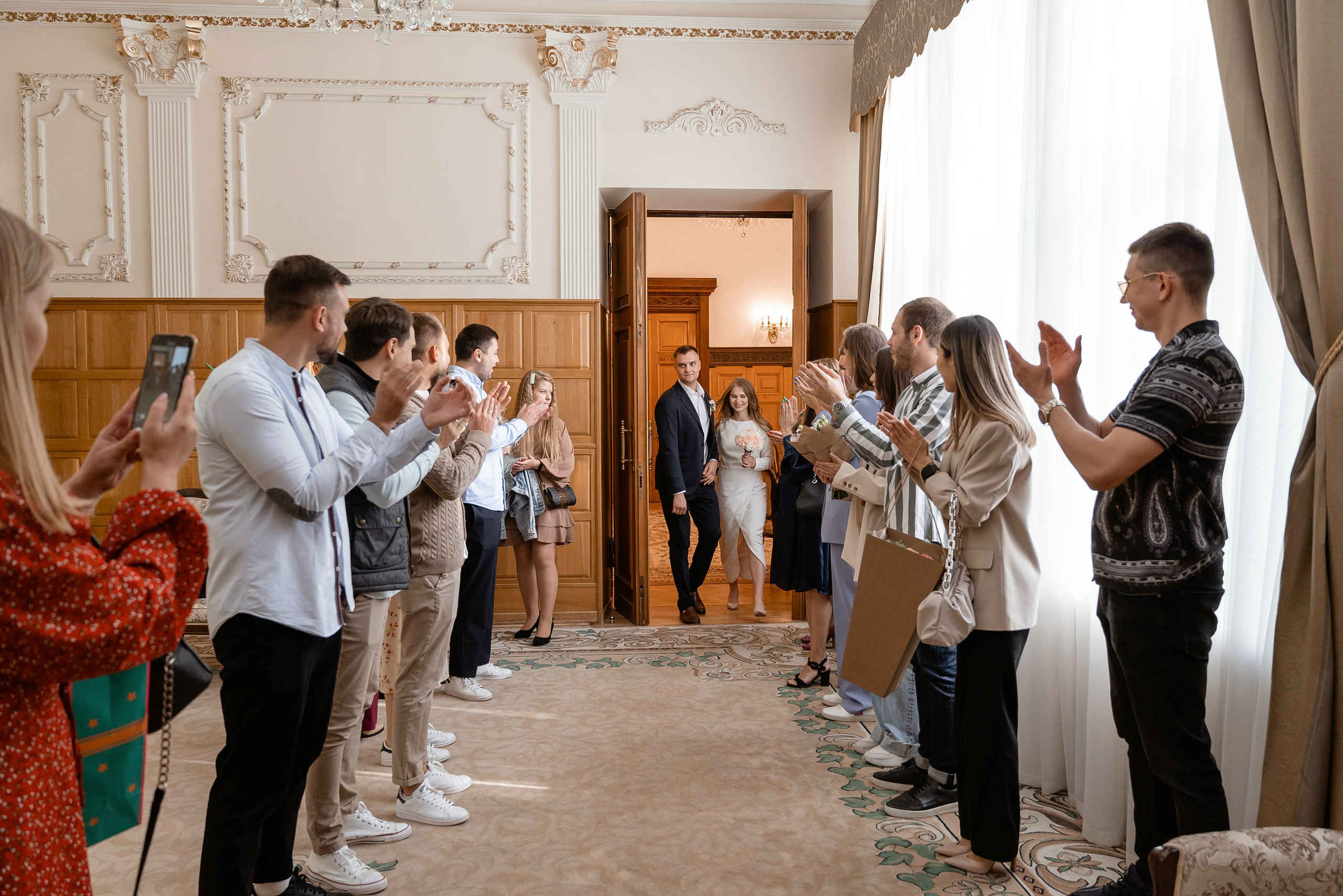 Свадьба в Дворце бракосочетания № 1. Свадебный и семейный фотограф в Москве Светлана Зоткина