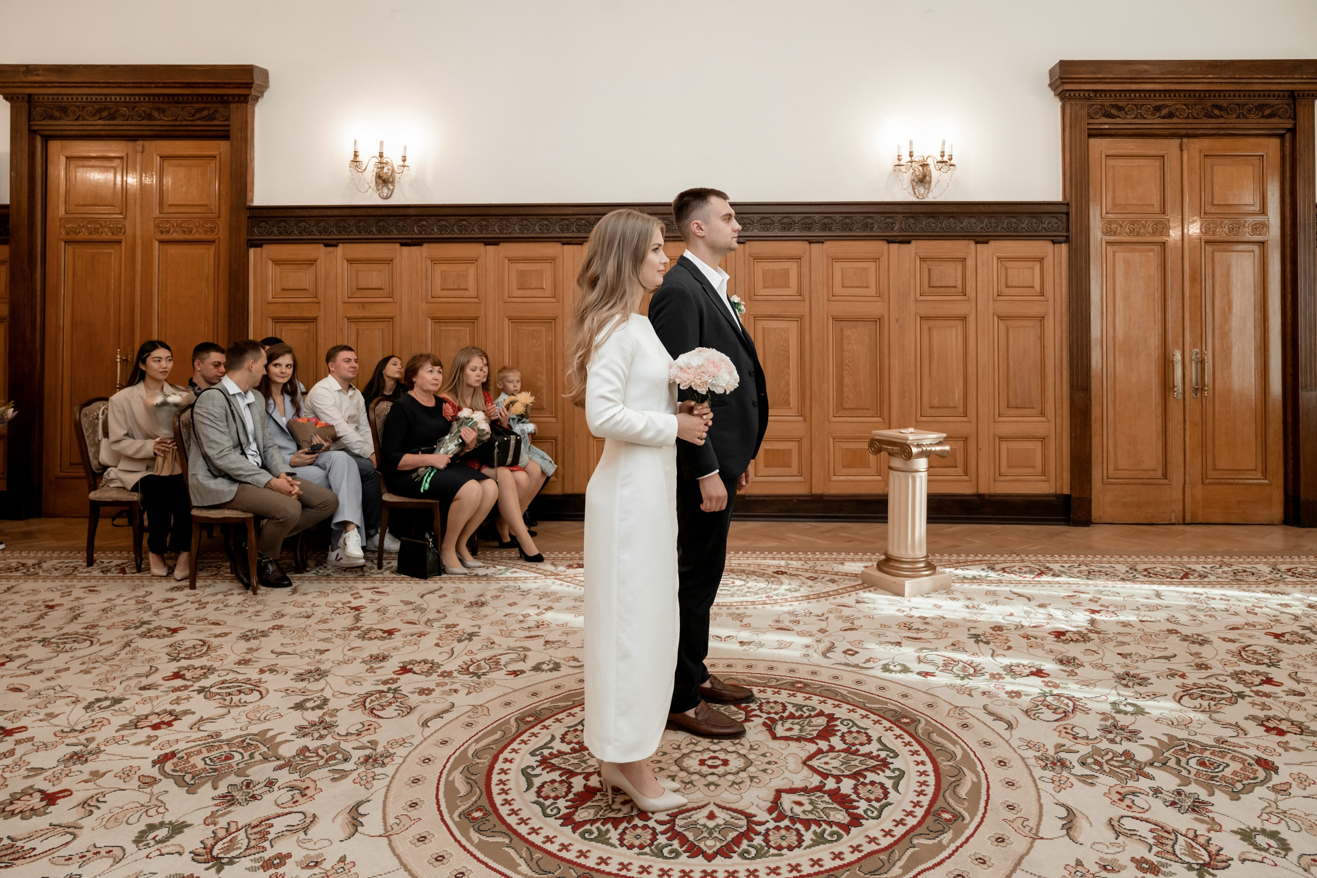 Свадьба в Дворце бракосочетания № 1. Свадебный и семейный фотограф в Москве Светлана Зоткина