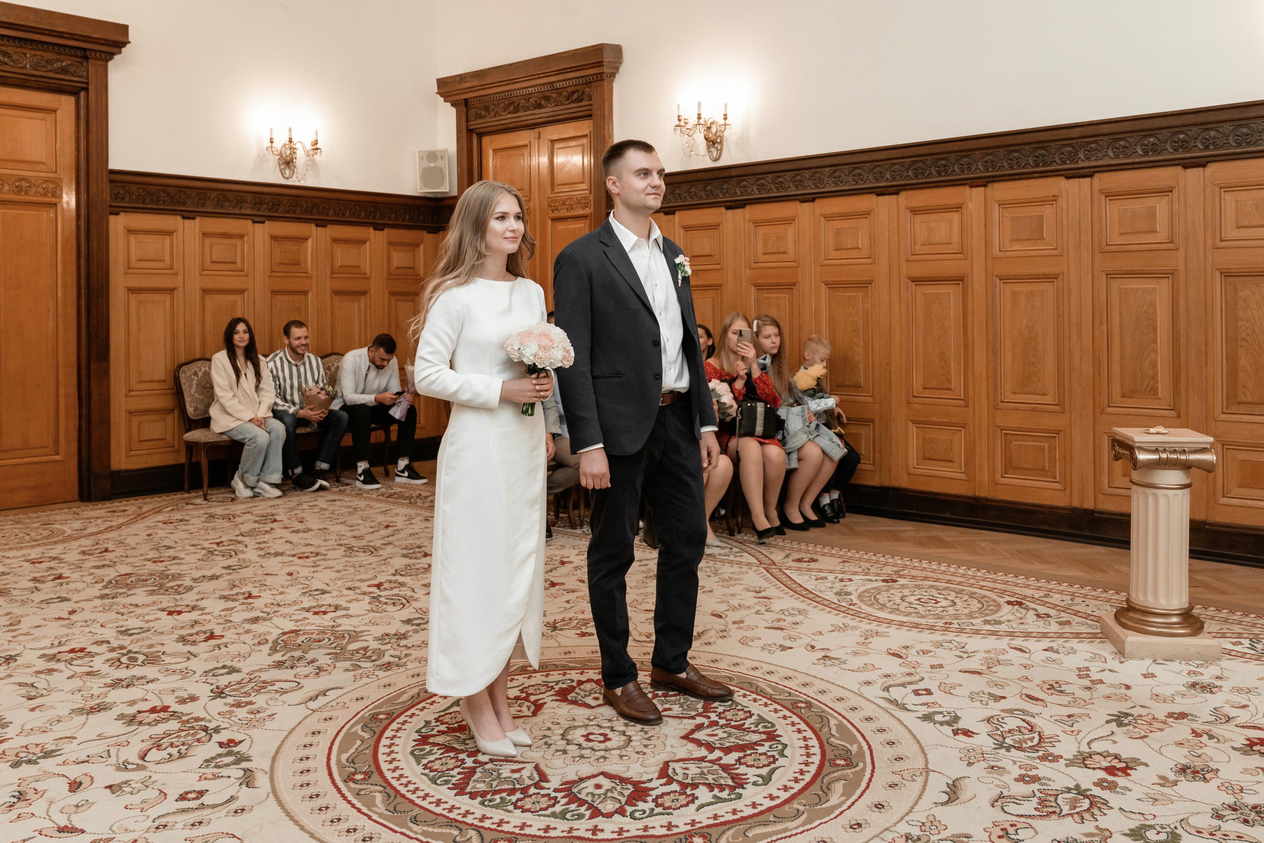 Свадьба в Дворце бракосочетания № 1. Свадебный и семейный фотограф в Москве Светлана Зоткина
