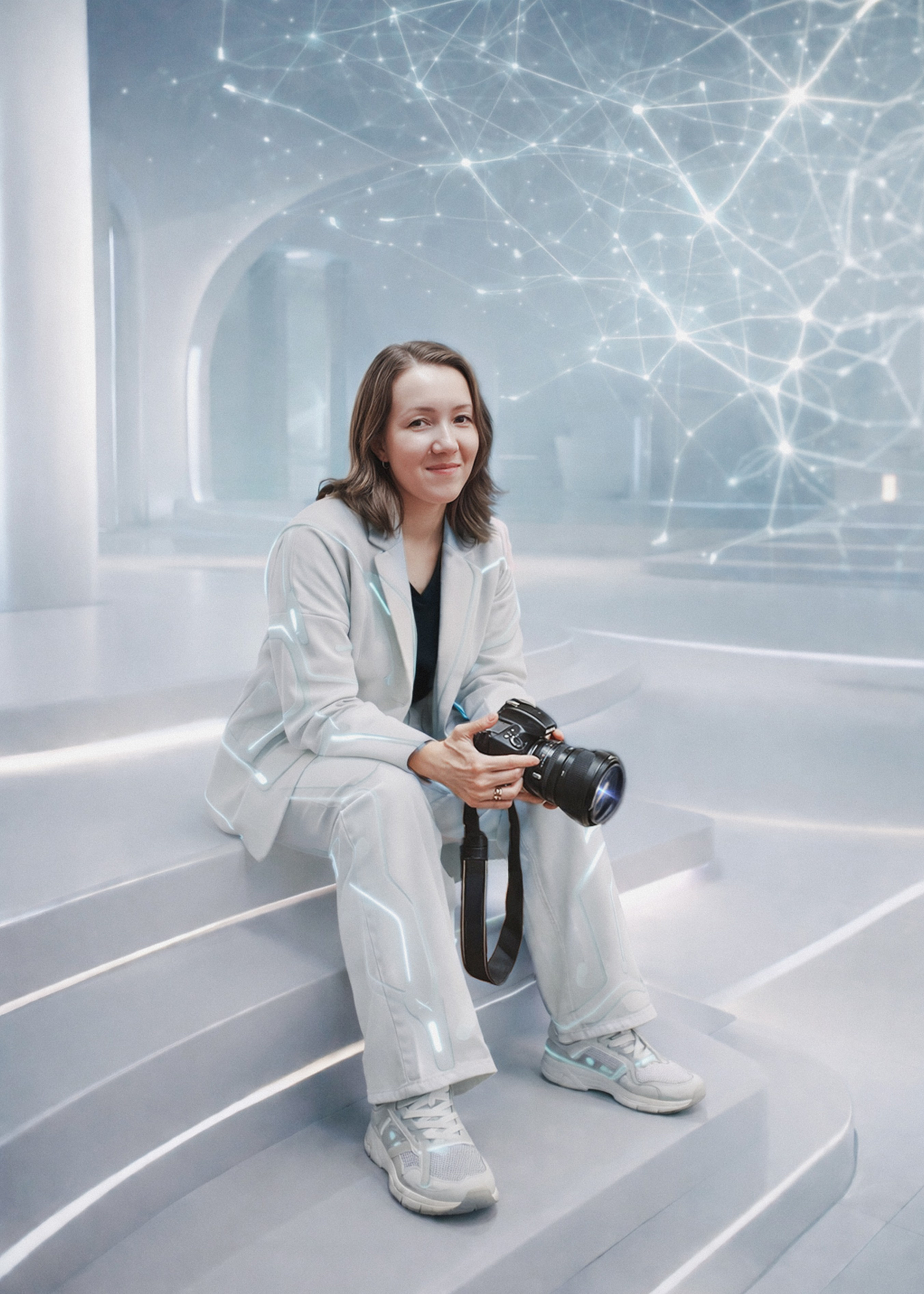 Нейрофотосессия. Айсылу Счастливая — Фотограф | Ретушёр | Нейрокреатор