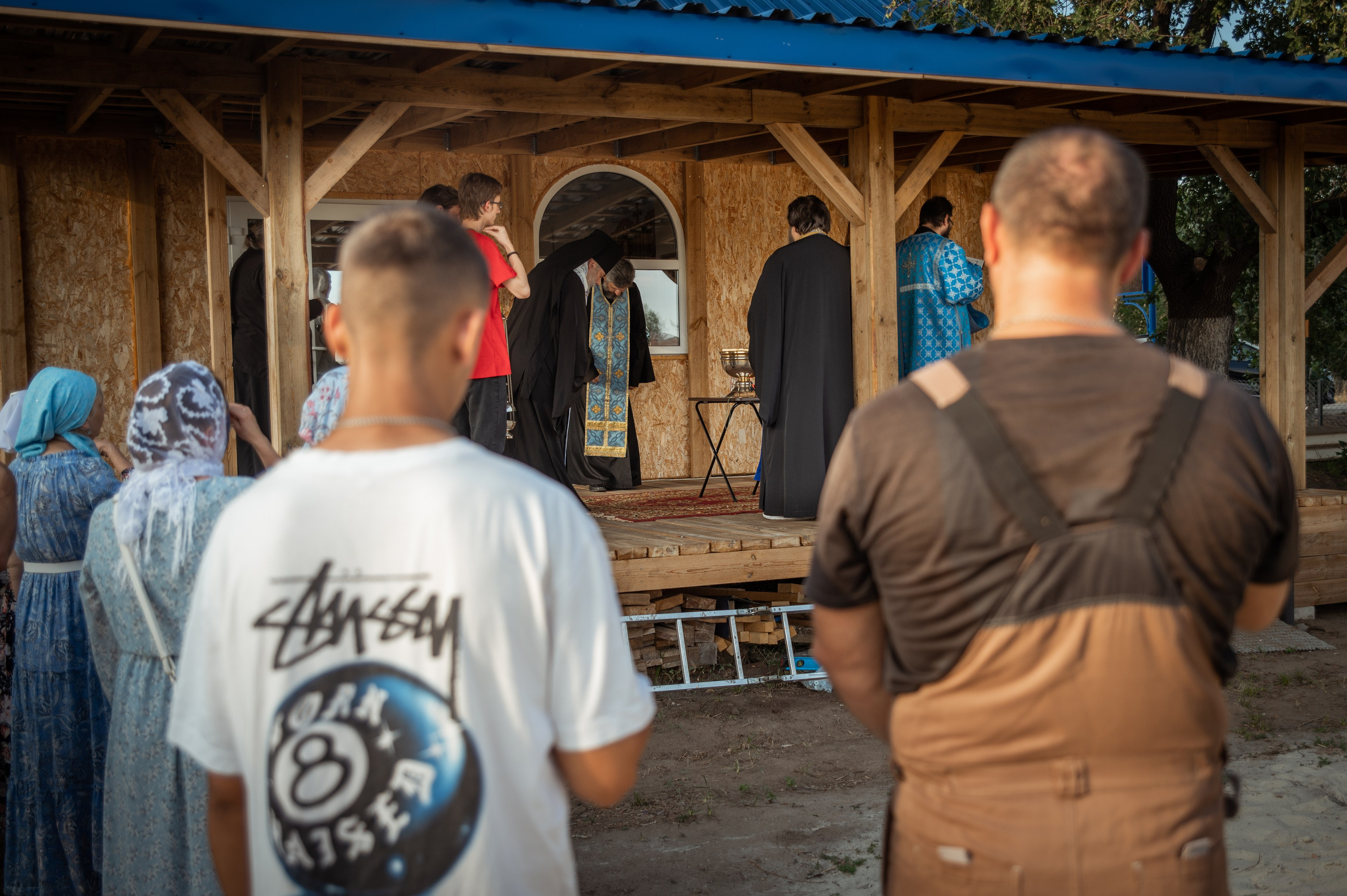 Освещение купола в храме Казанской иконы Божьей Матери х. Закутский. Церковный, семейный и репортажный фотограф Волгоград, Волжский