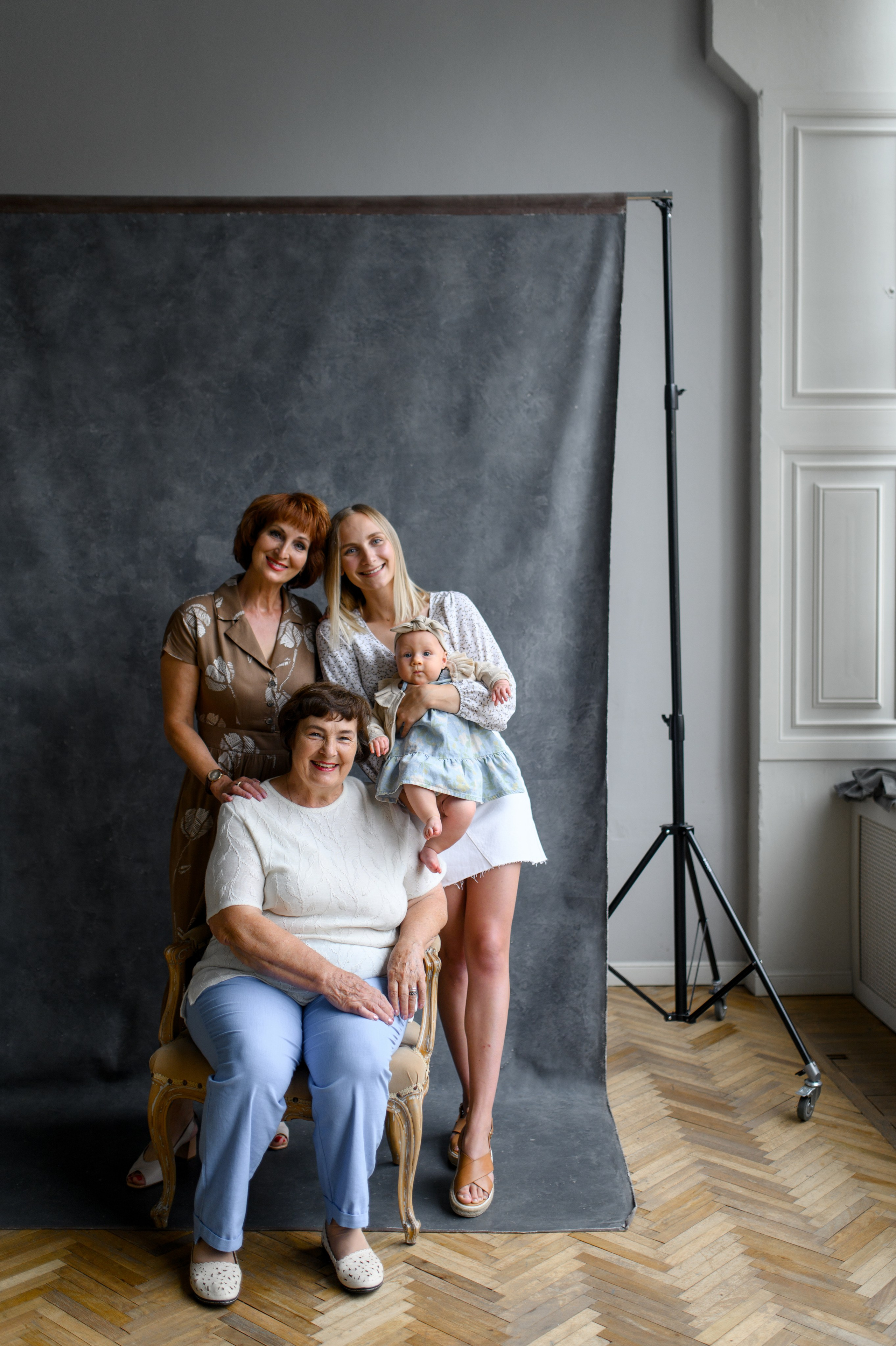 4 поколения. Свадебный и портретный фотограф в Санкт-Петербурге Ирина Келина