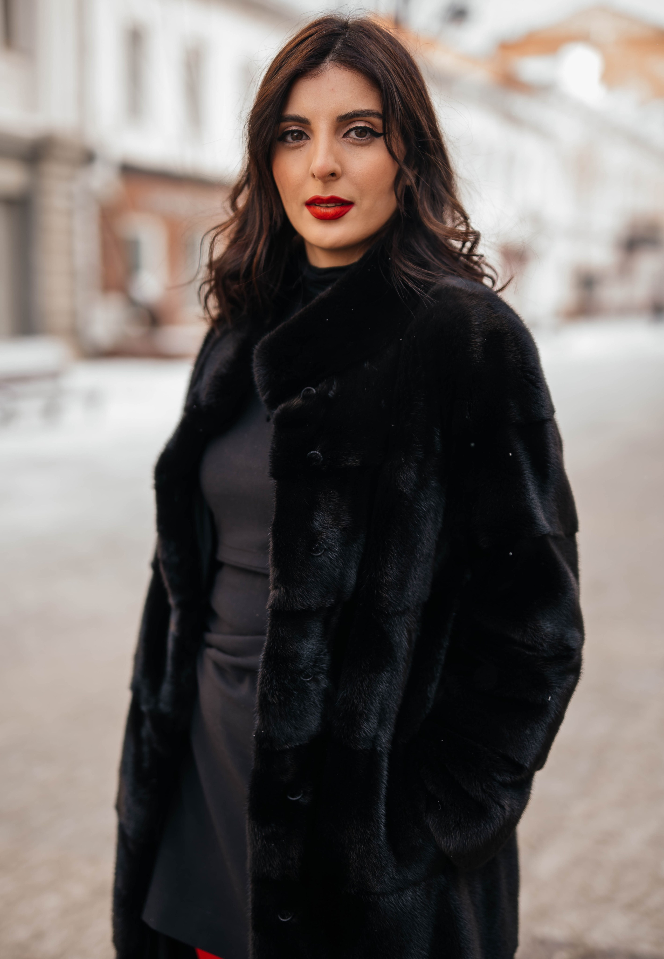 Фотосессия зима в городе. Свадебный фотограф в Саратове и Москве Гусейнова Рухия