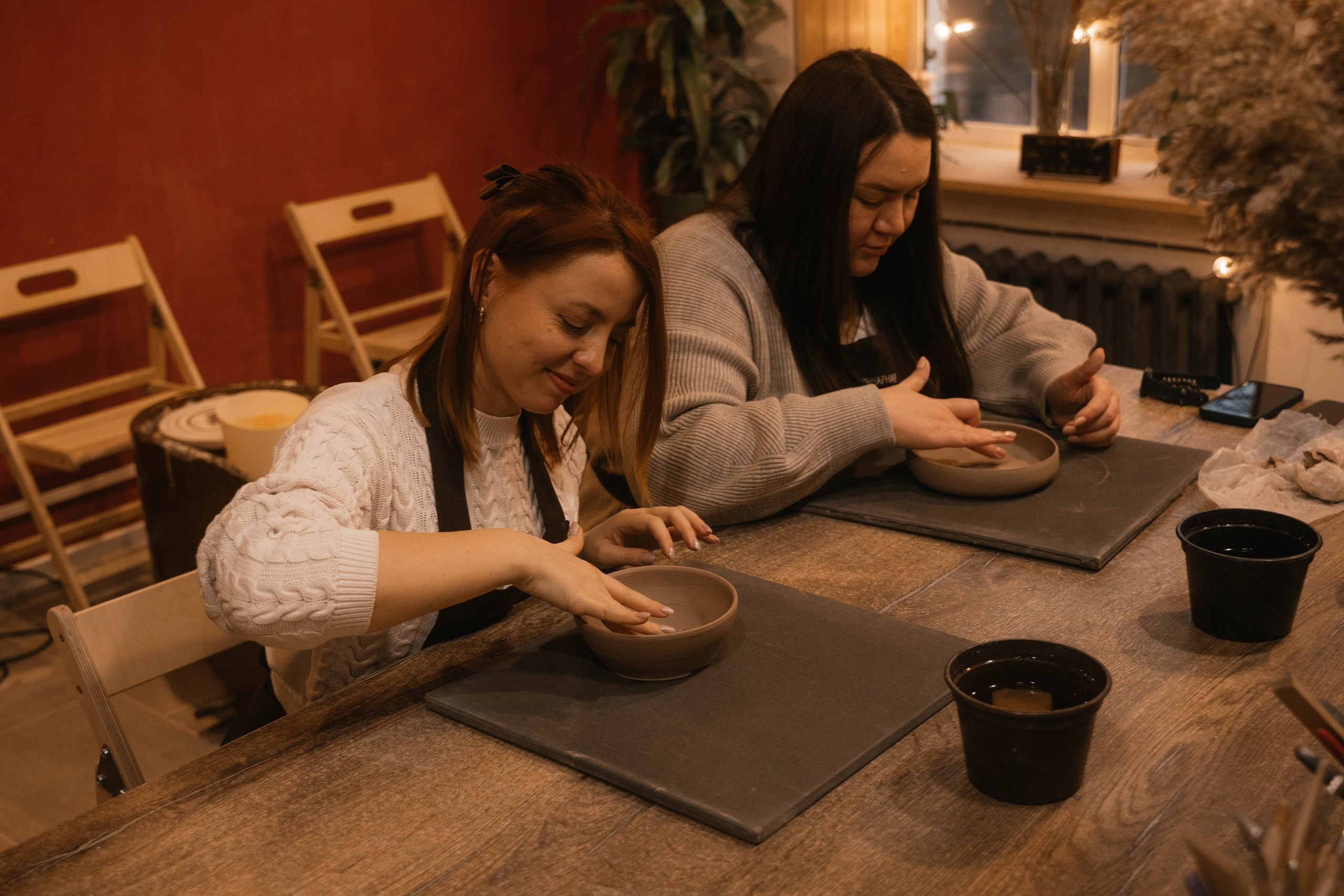 День рождения в гончарной мастерской. Свадебный, семейный фотограф в Рязани Лена Брант
