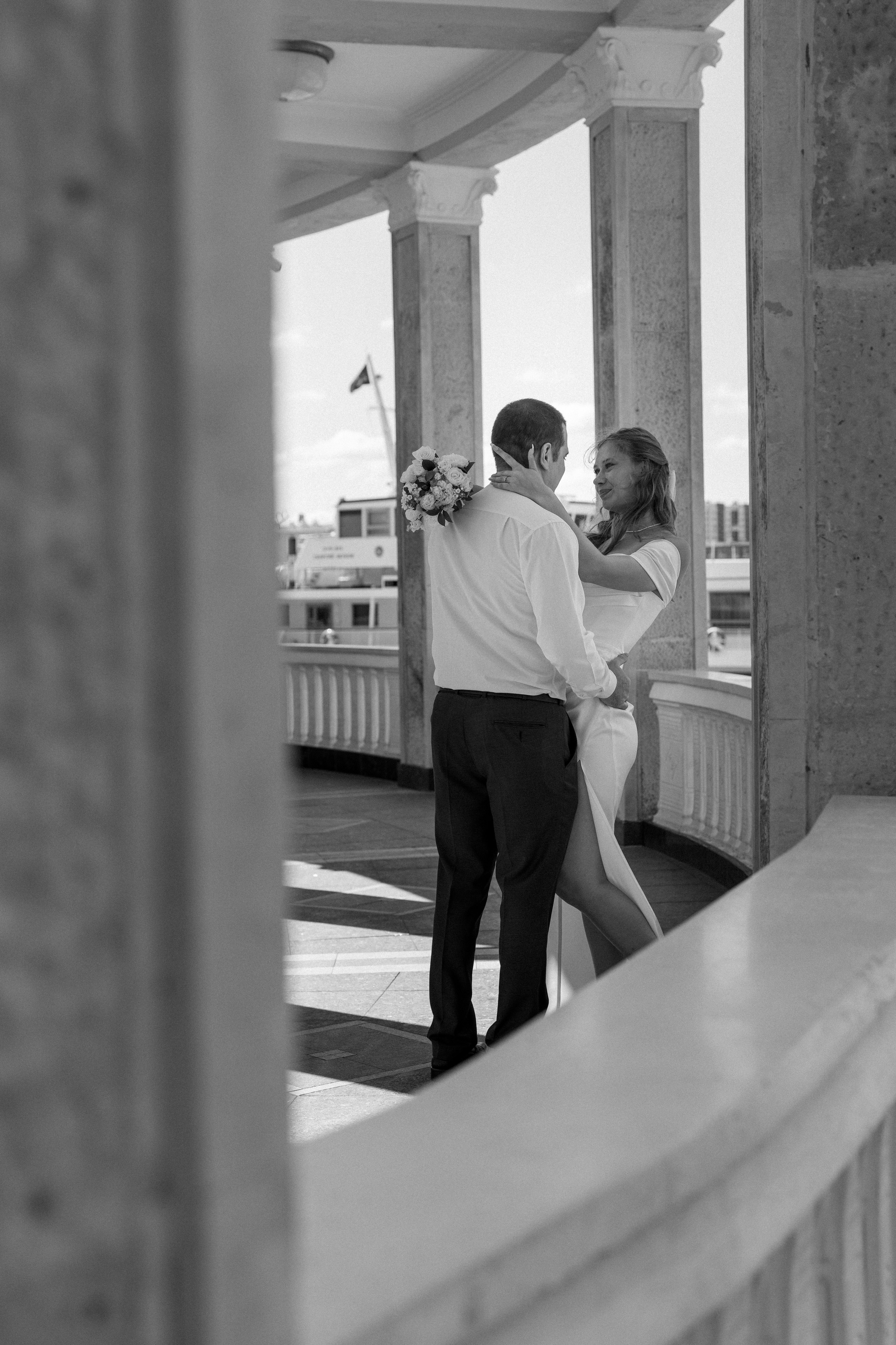 Свадебная фотосессия на Речном вокзале. Фотограф в Москве Тишкин Игорь