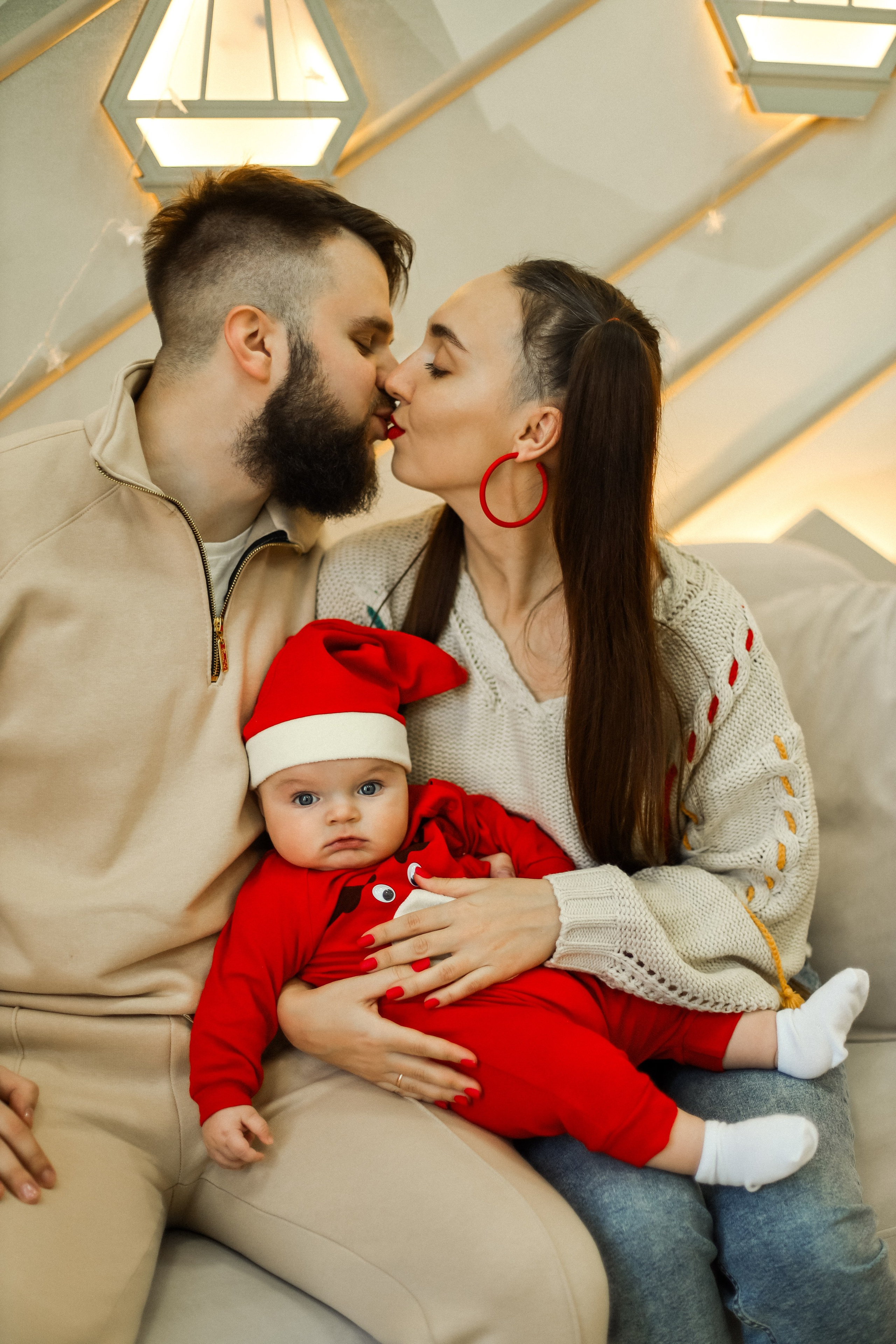 Екатерина, Дмитрий и Роберт новогодняя. Kharchenkotatianaweddingphoto