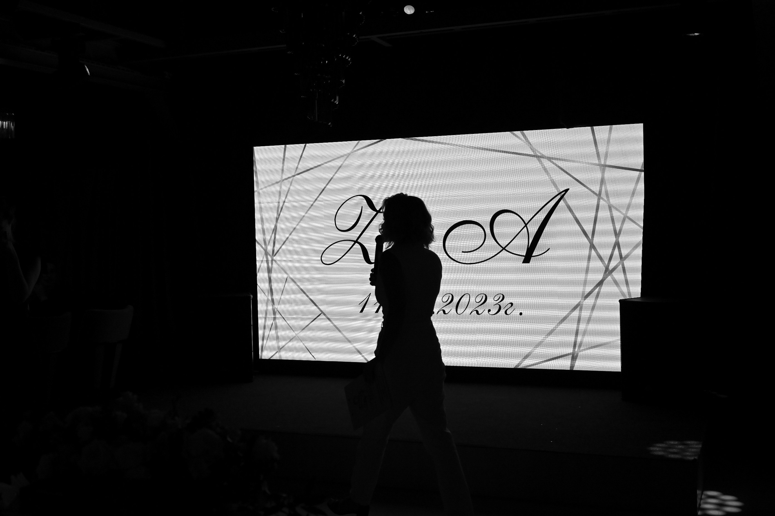 Black and white film. <3