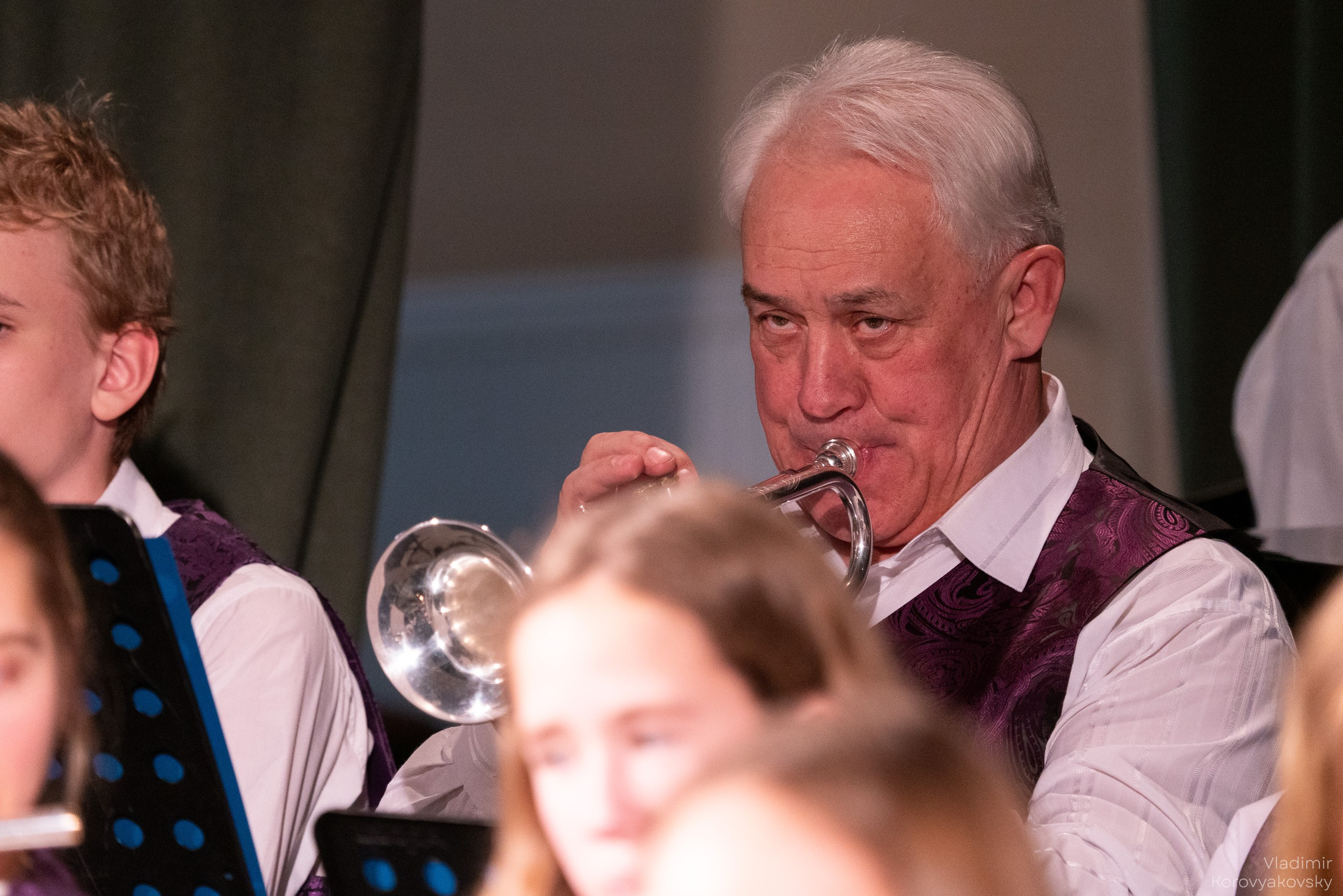 Концерт Духового оркестра ЦГИ ко Дню защитника Отечества. Фотограф Владимир Коровяковский