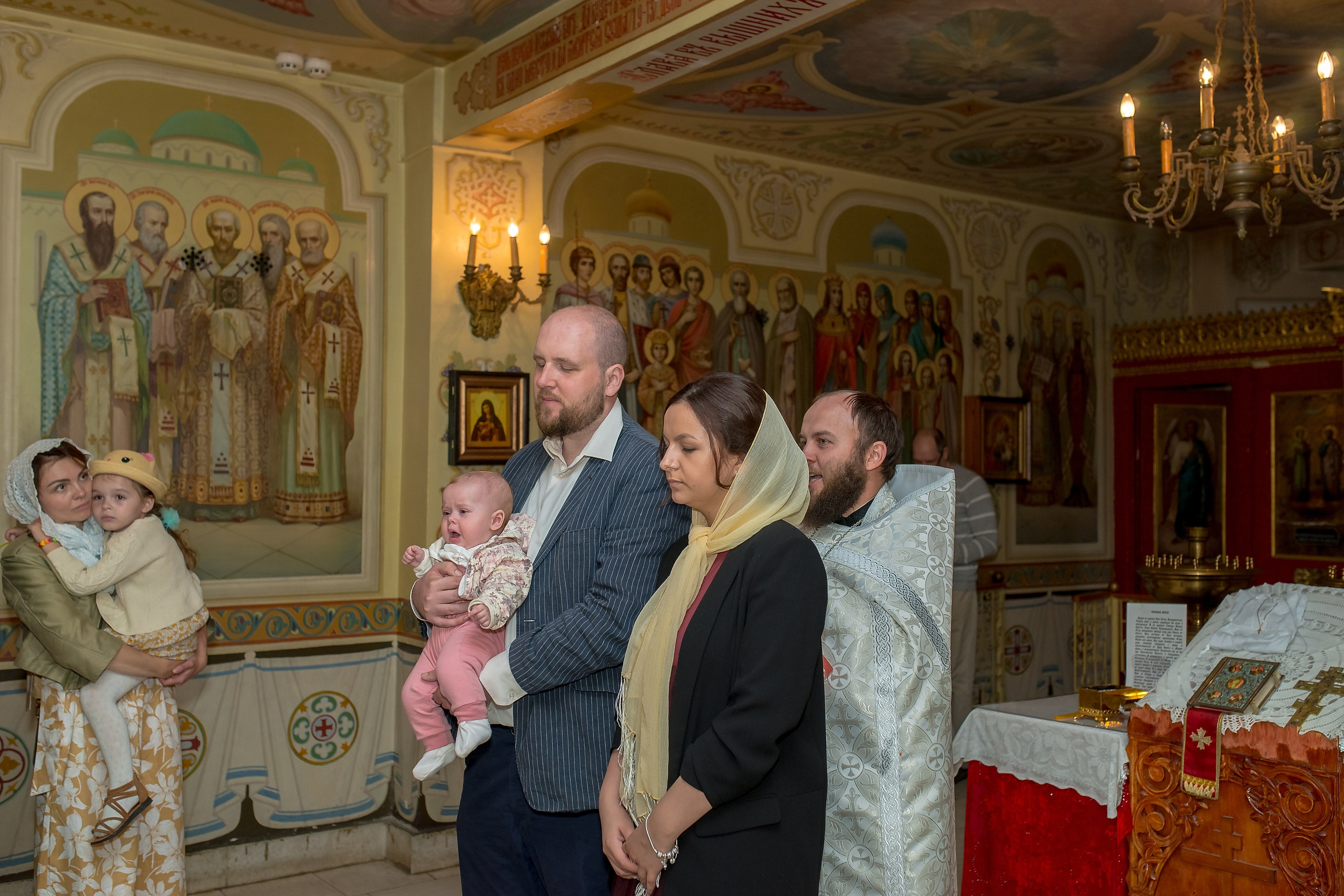 Крещение в Тропарёво. Фотограф Владимир Артамонов