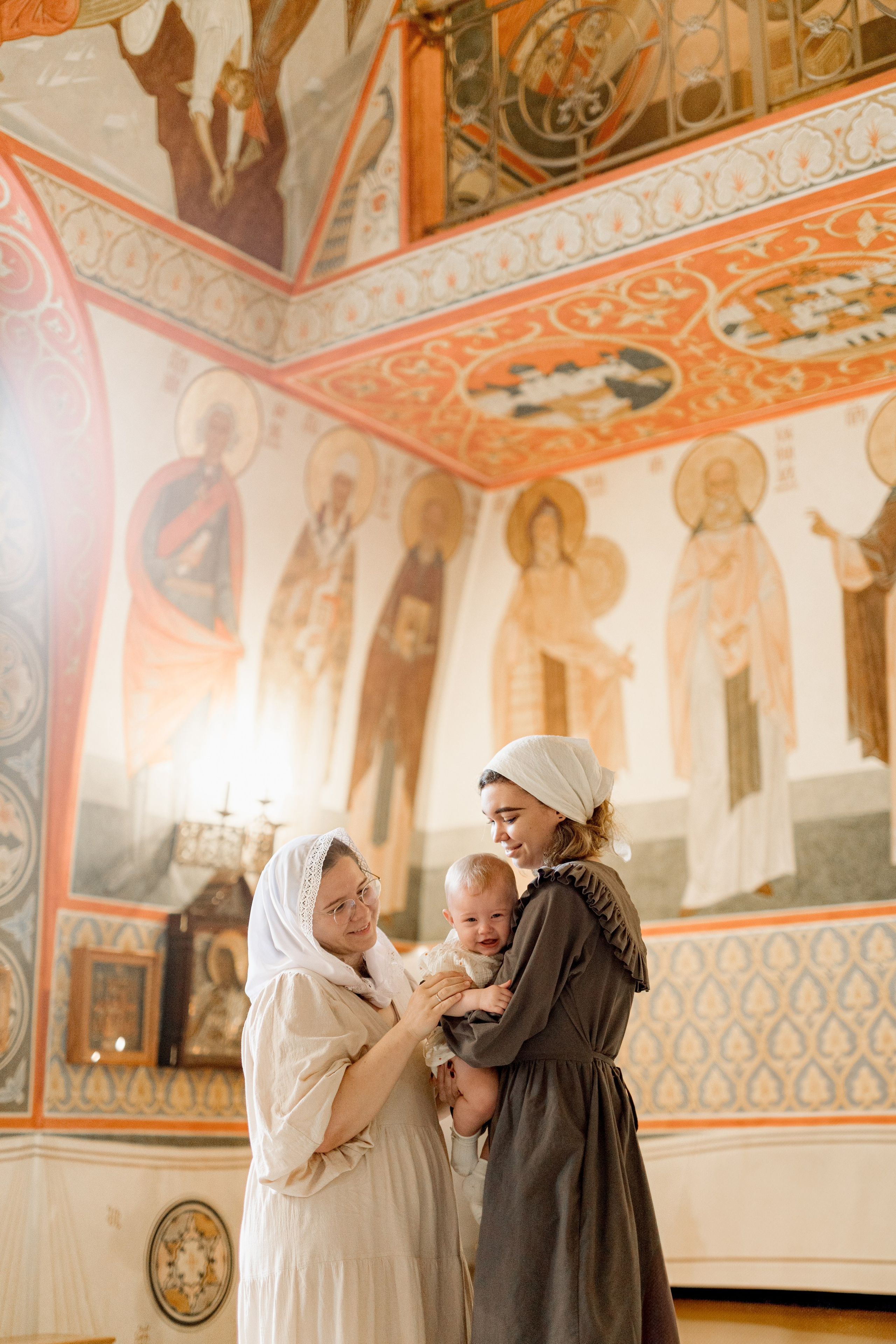 Таинство Крещения Веры. Фотограф новорождённых Newborn Москва
