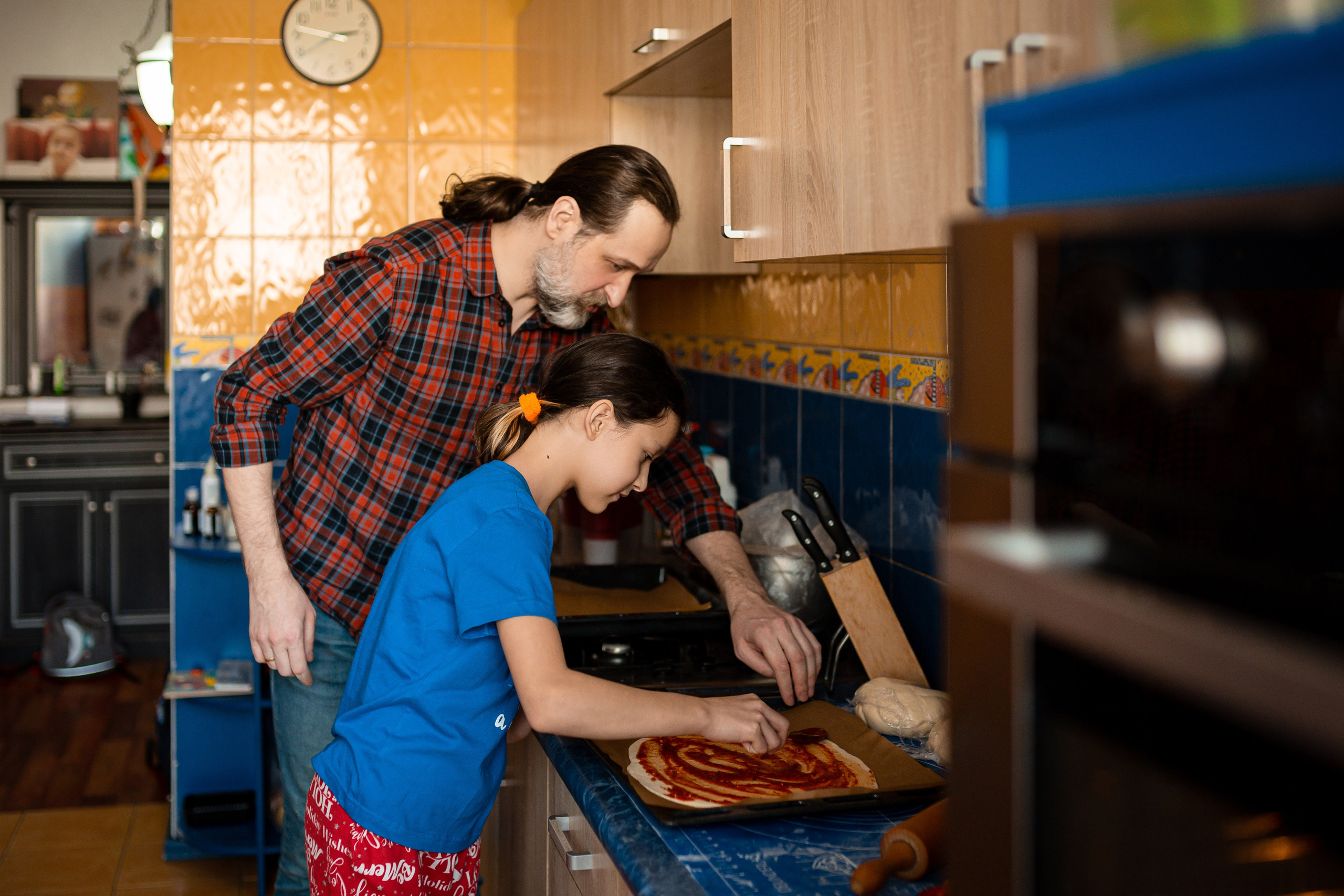 Папина пицца. Домашний фотосет. Отбасылық фотограф Алена Шаталова