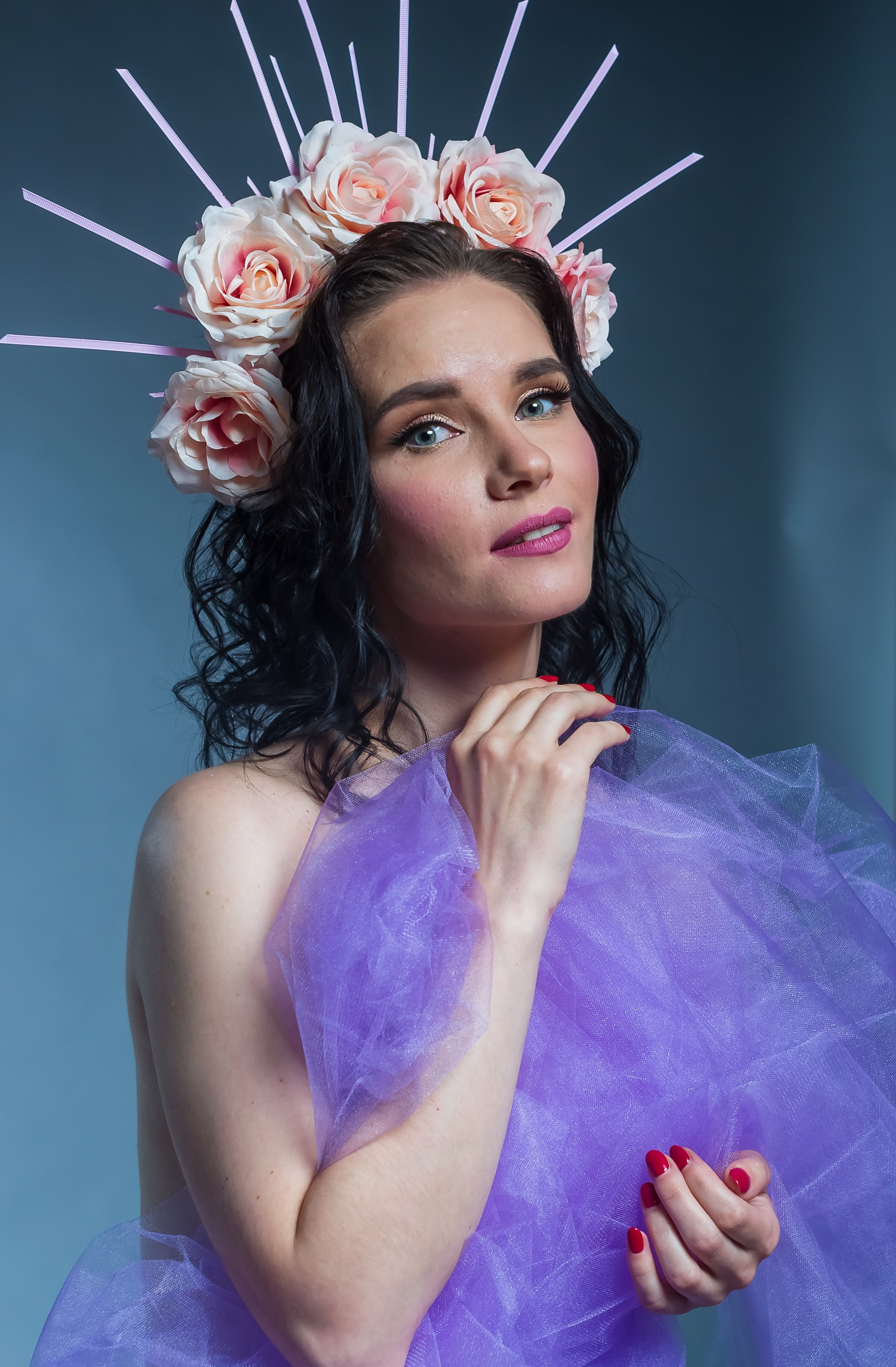 Бьюти съемка Юлии. Фотограф Тула творческие фотосессии недорого Ольга Ромашина