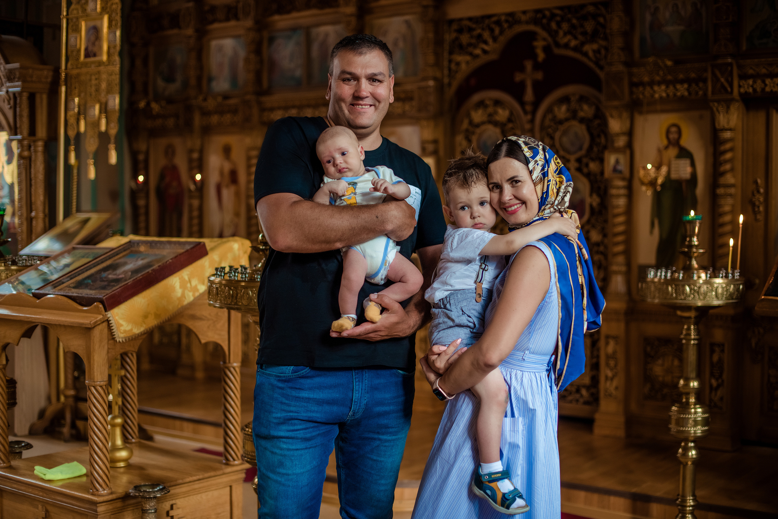 Таинство Крещения Александра. Семейный Фотограф в Туле Юлия Федотова