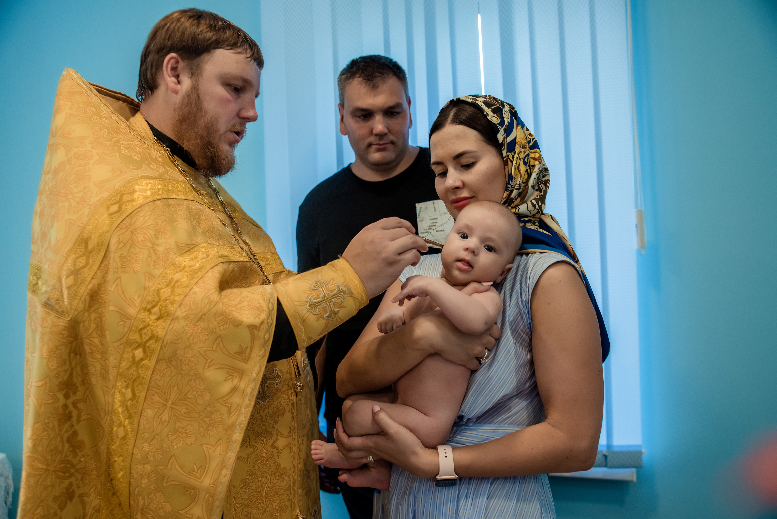 Таинство Крещения Александра. Семейный Фотограф в Туле Юлия Федотова