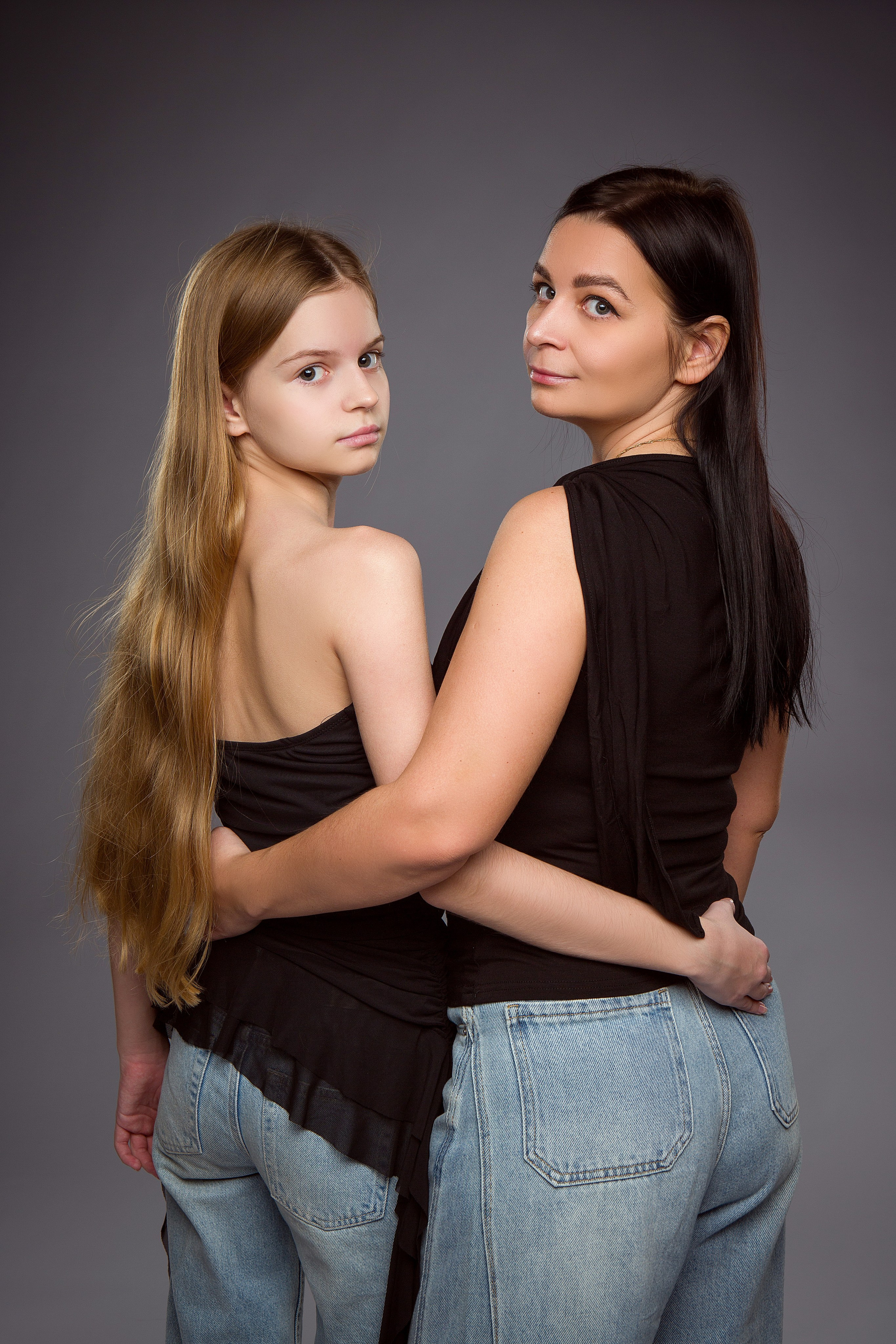 Мама и дочь. Фотограф Мария Кольцова