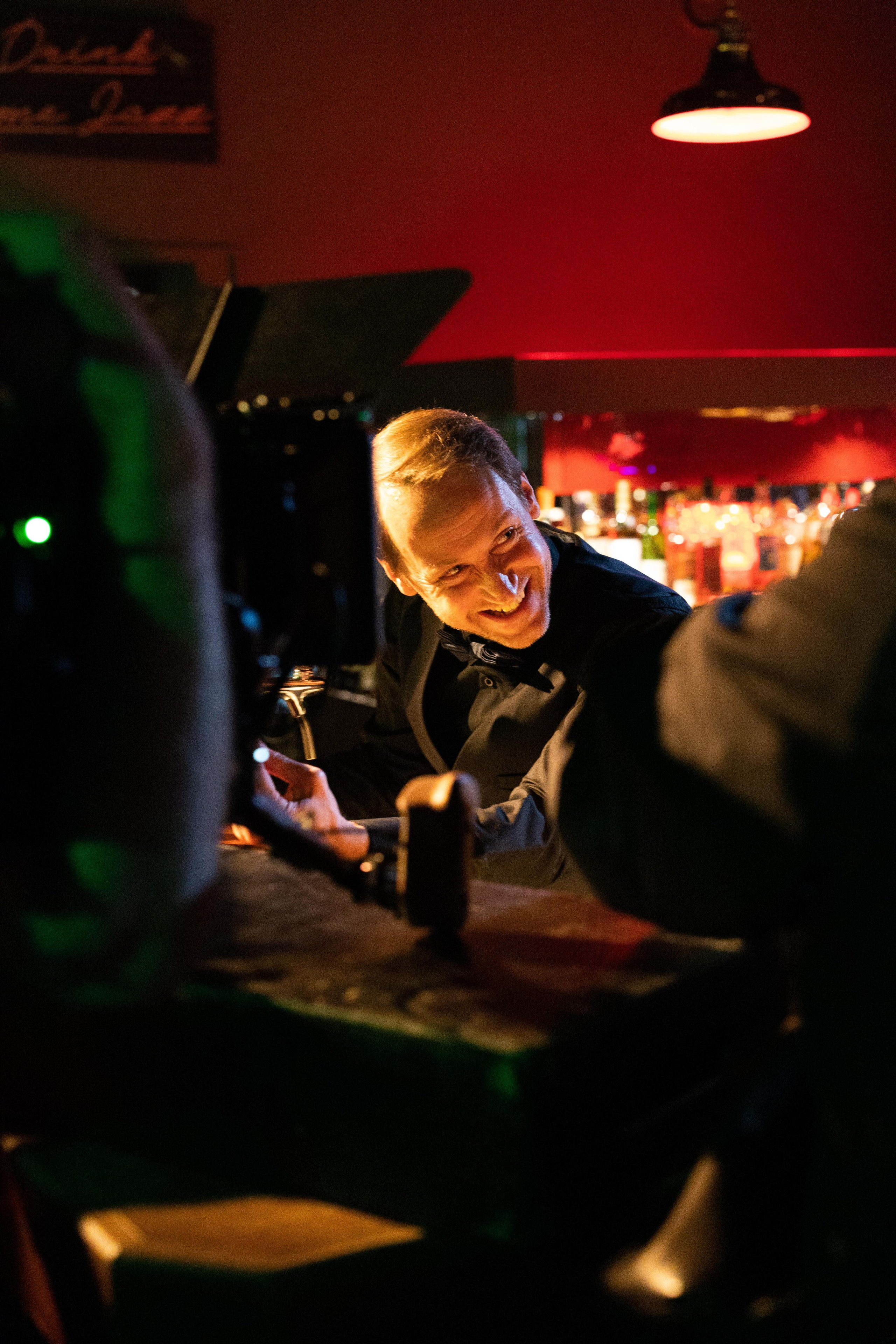 Film backstage. VICTORIA SHU