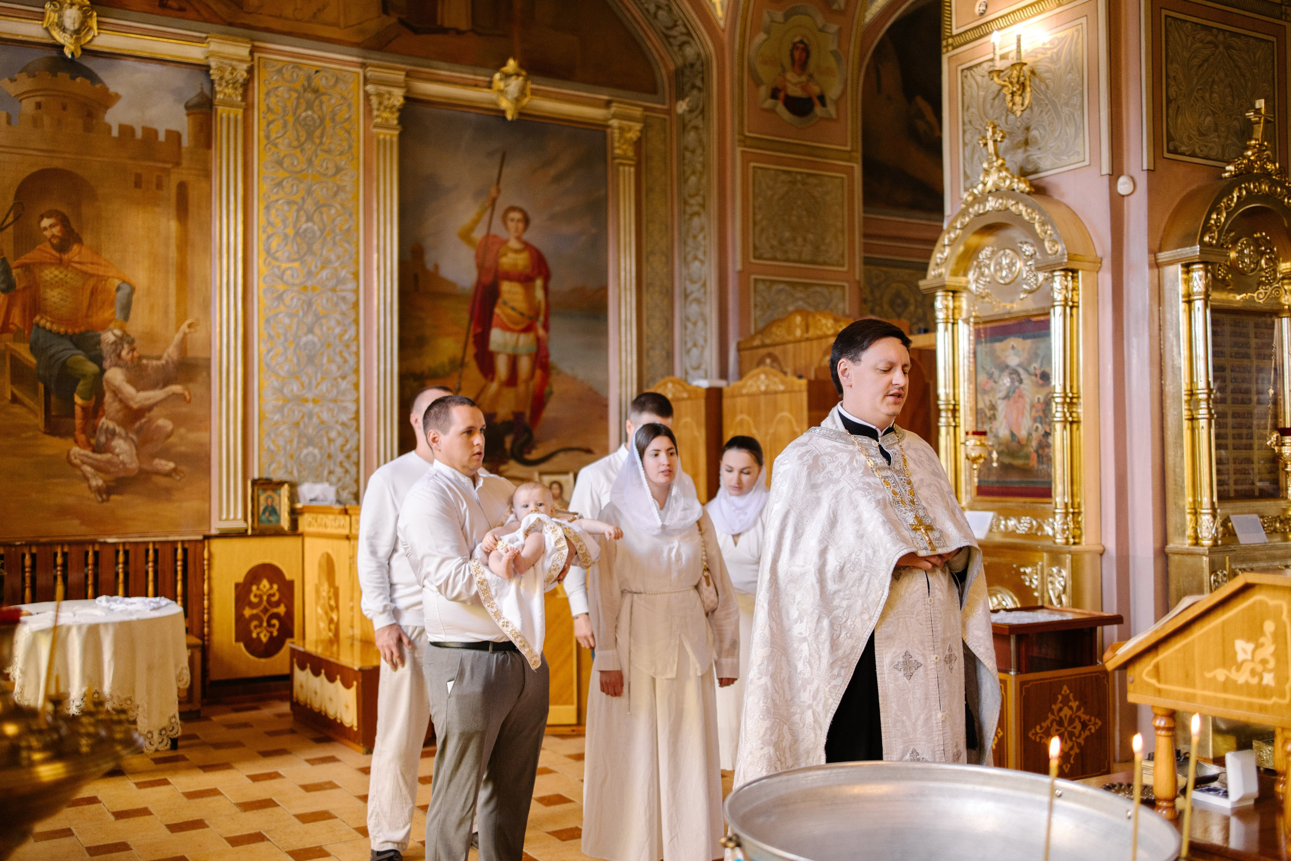 Крещение Ярослава. Семейный и портретный фотограф в Москве Анастасия Бабак