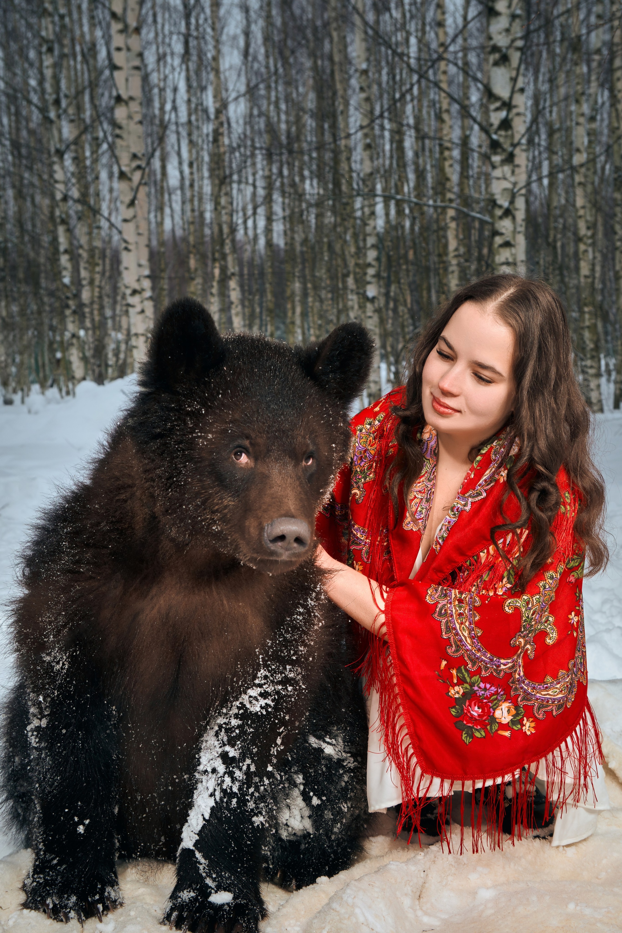 Фотосессия с медведем. Фотограф в Москве — Галунина Кристина
