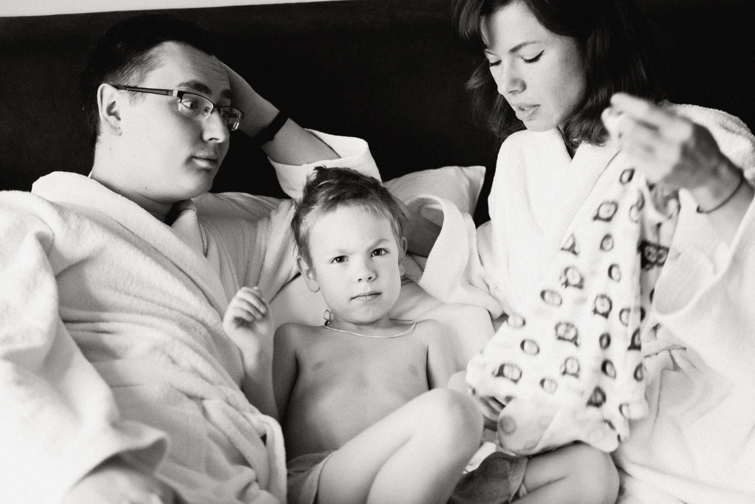 Дима, Лена и малыш. Фотограф Егоров Констанин