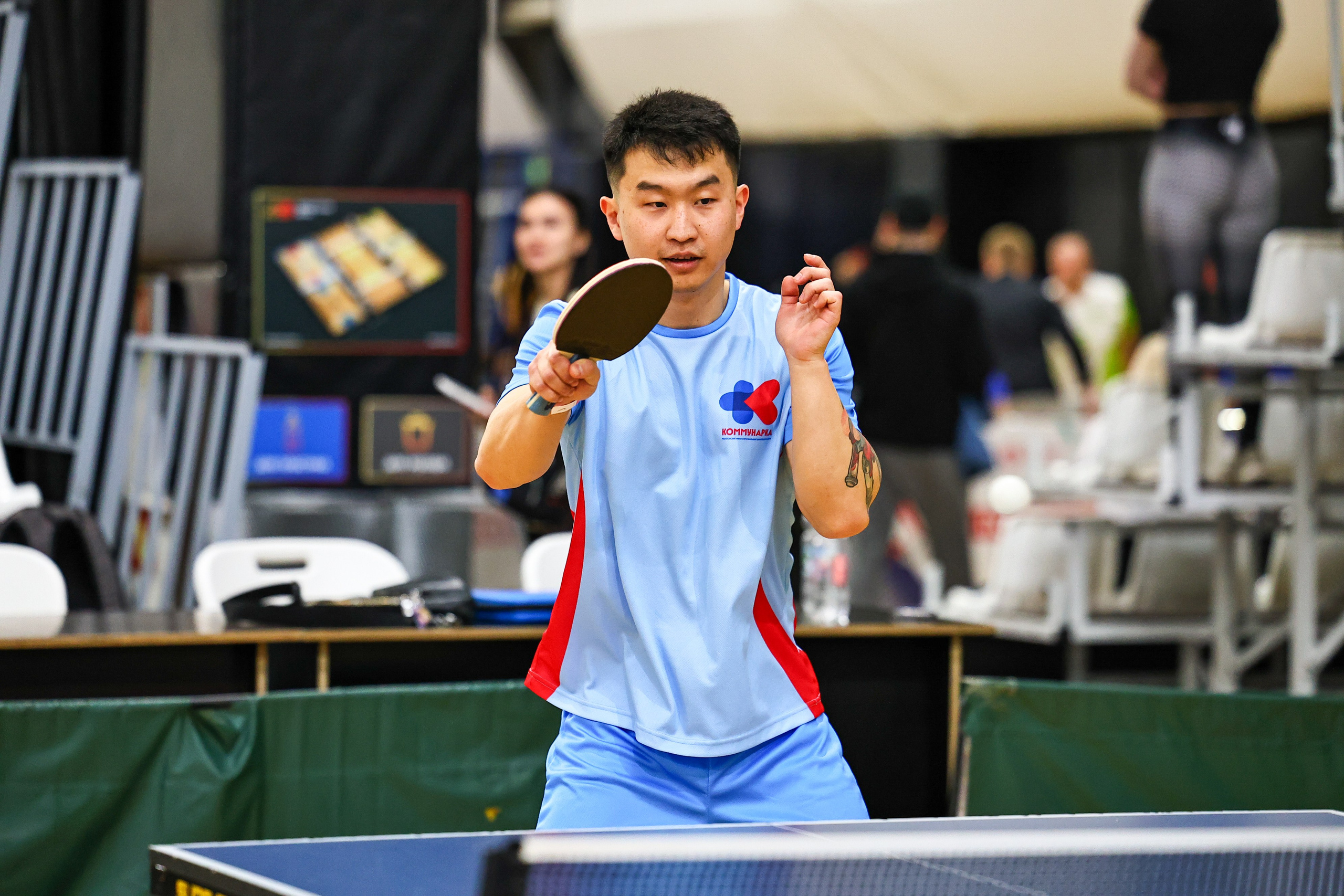 ДЗМ Настольный теннис 2026. Фототерапевт Ева Бунеева