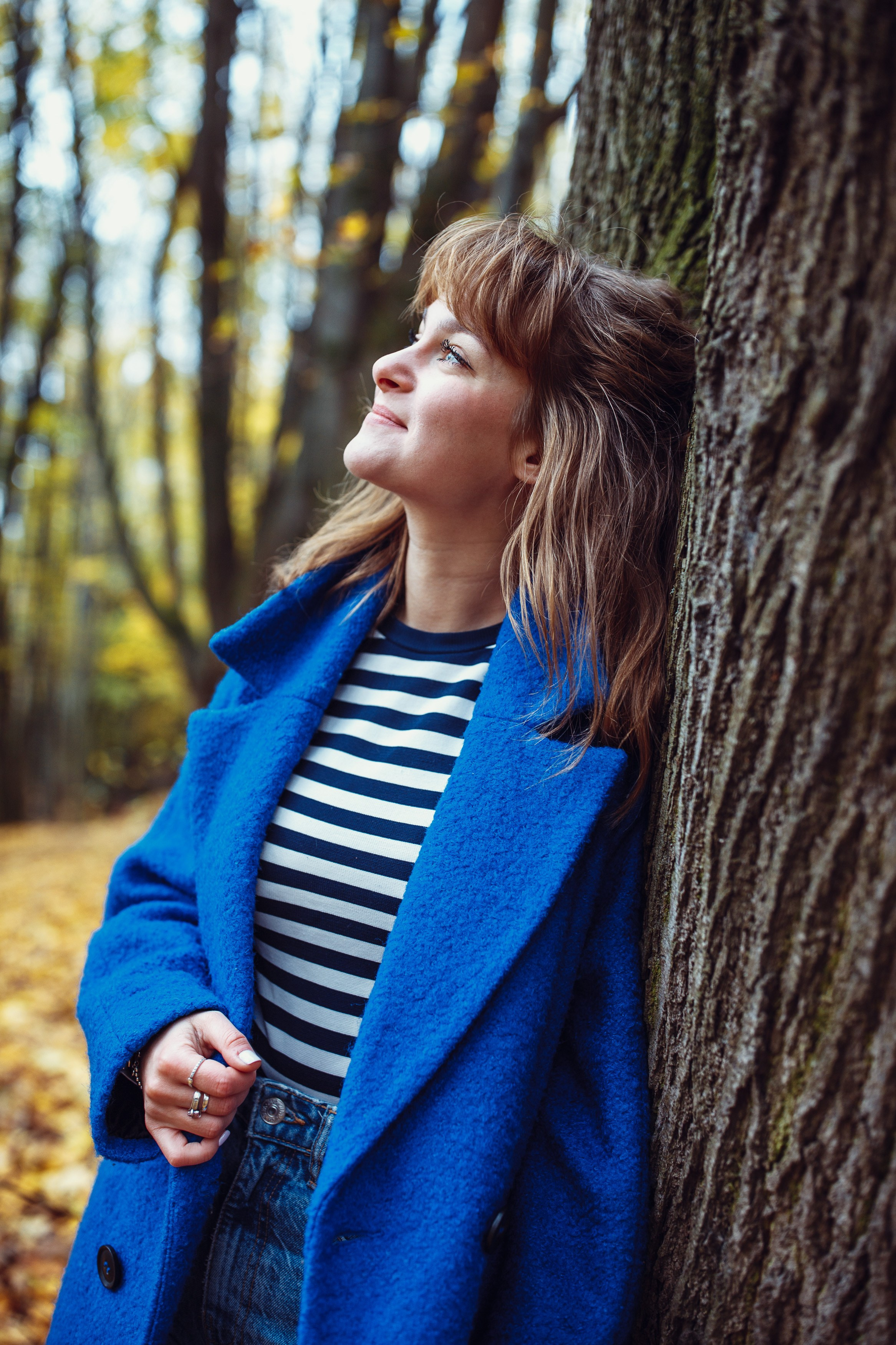 Осенняя прогулка Анны в Кусково. Фотограф — Евгений Свистков