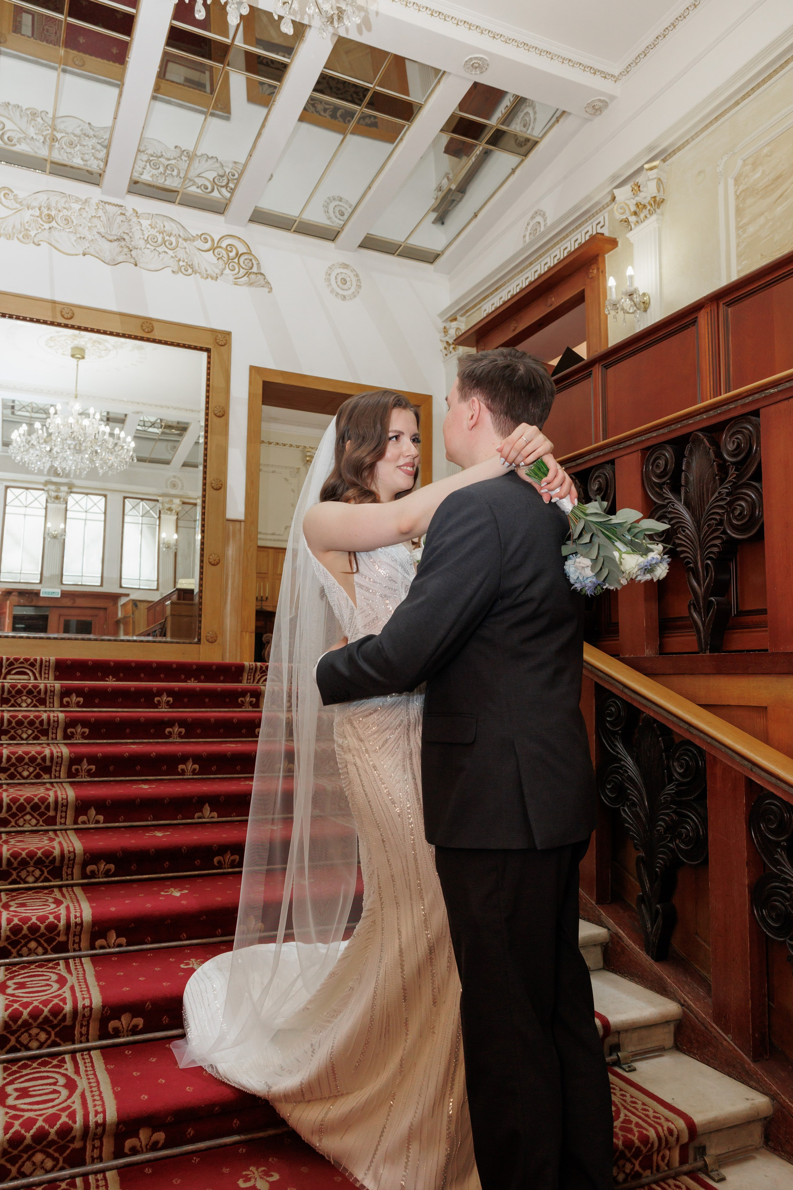 Даша и Дима, Грибоедовский ЗАГС. Свадебный и репортажный фотограф (Москва, Королев и другие)