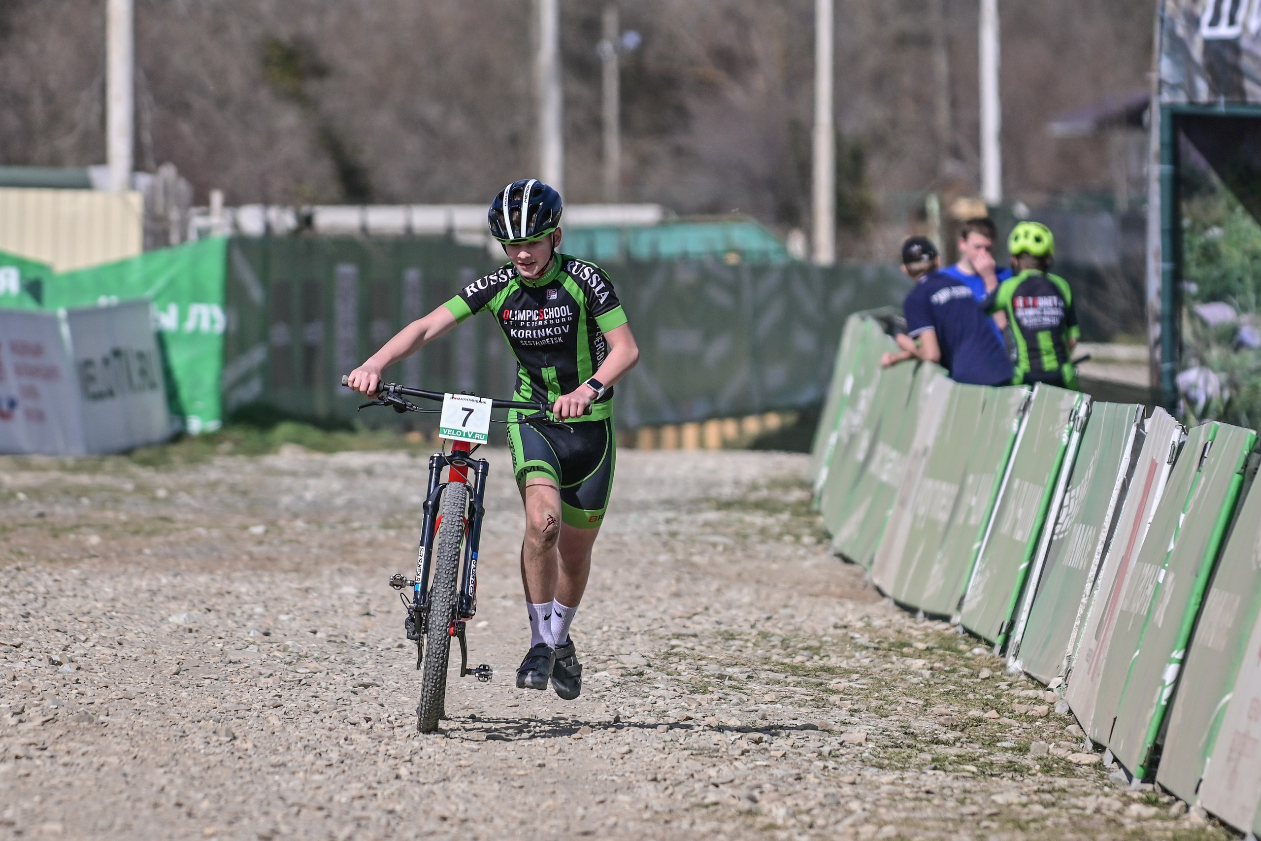 Маунтинбайк, кросс-кантри в Архипо-Осиповке 16 марта 2025. Спортивный фотограф, фотожурналист Павел Ларькин