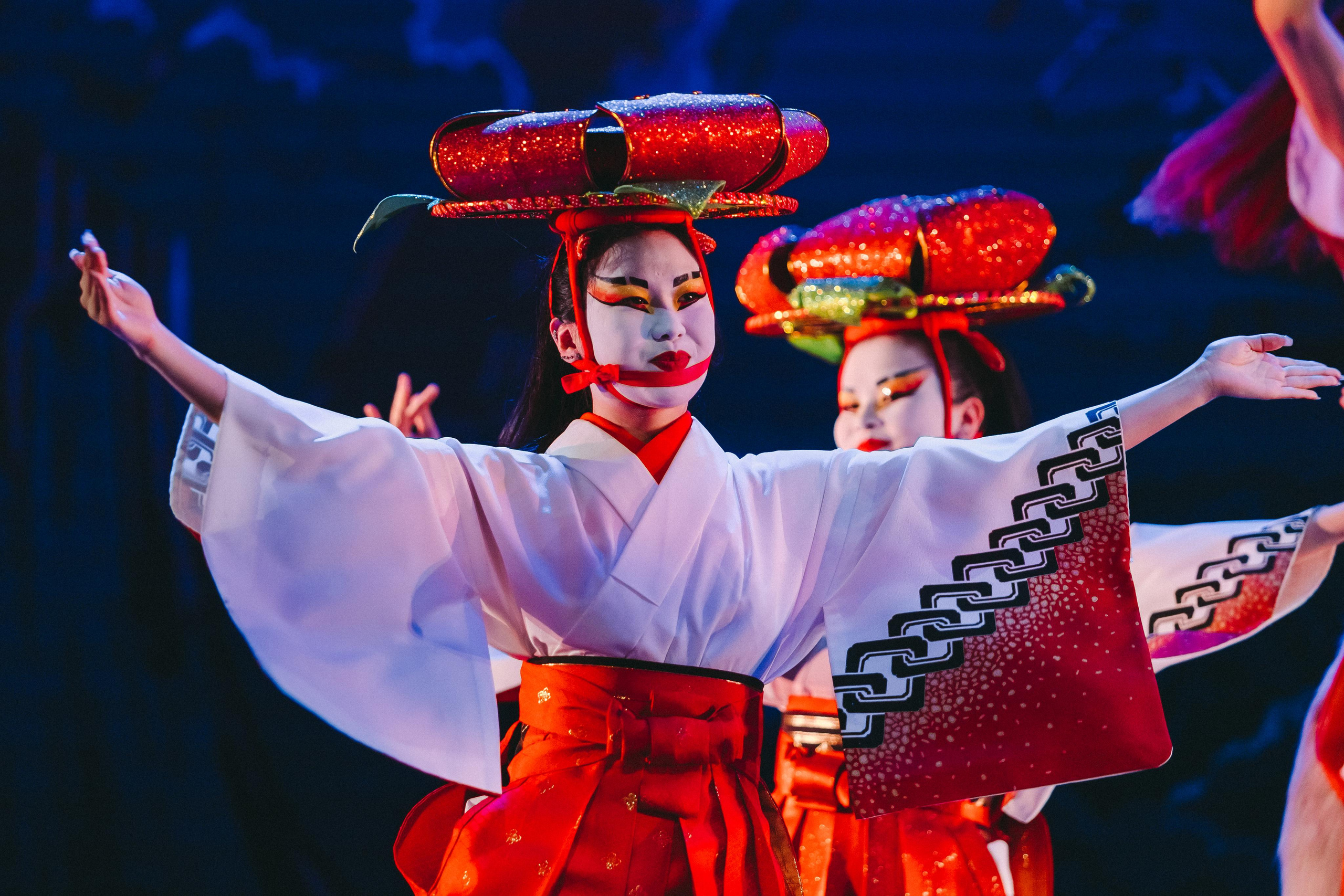 Drum show “Sea of the Blue Forest”. Photographer Sonkina Tatiana (Tanya Ash)