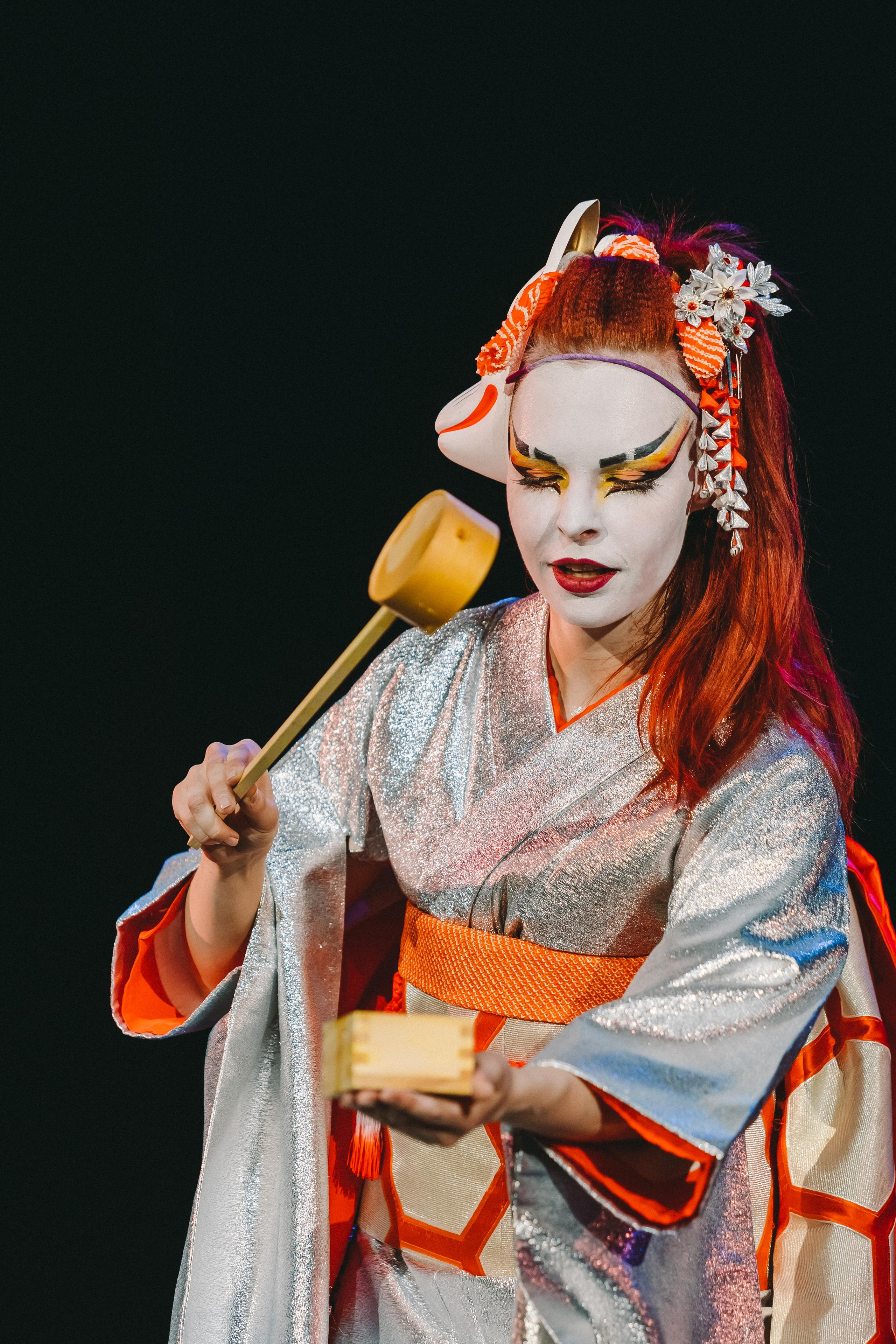 Drum show “Sea of the Blue Forest”. Photographer Sonkina Tatiana (Tanya Ash)