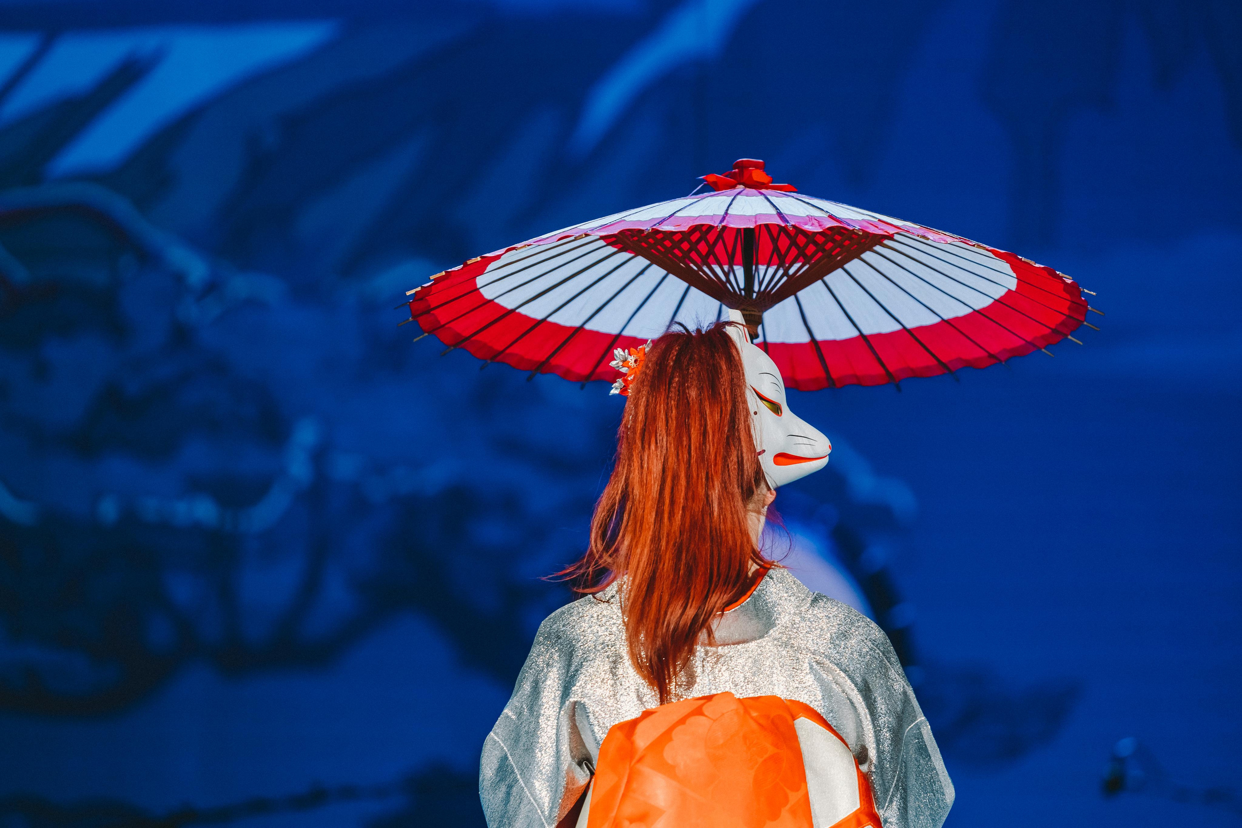 Drum show “Sea of the Blue Forest”. Photographer Sonkina Tatiana (Tanya Ash)