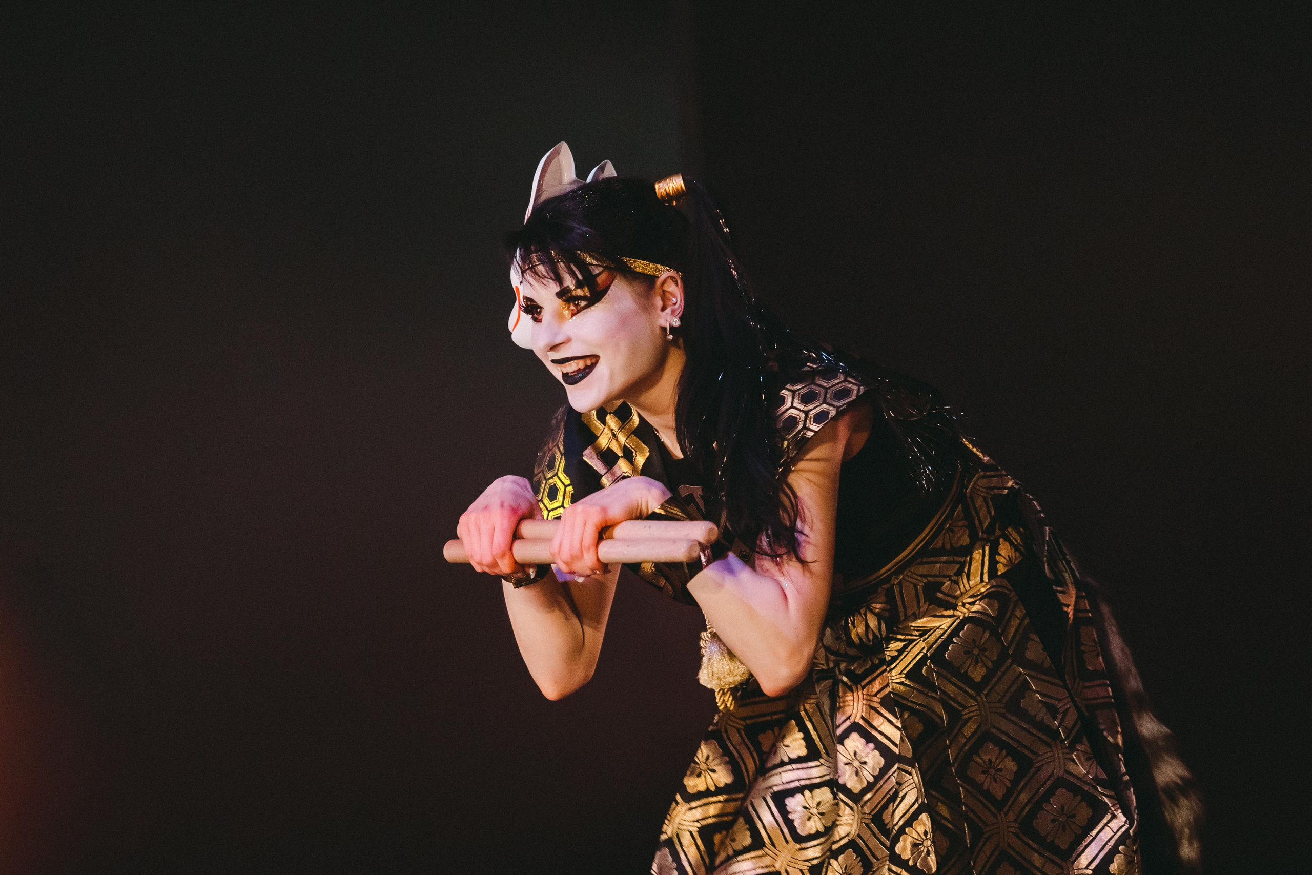 Drum show “Sea of the Blue Forest”. Photographer Sonkina Tatiana (Tanya Ash)