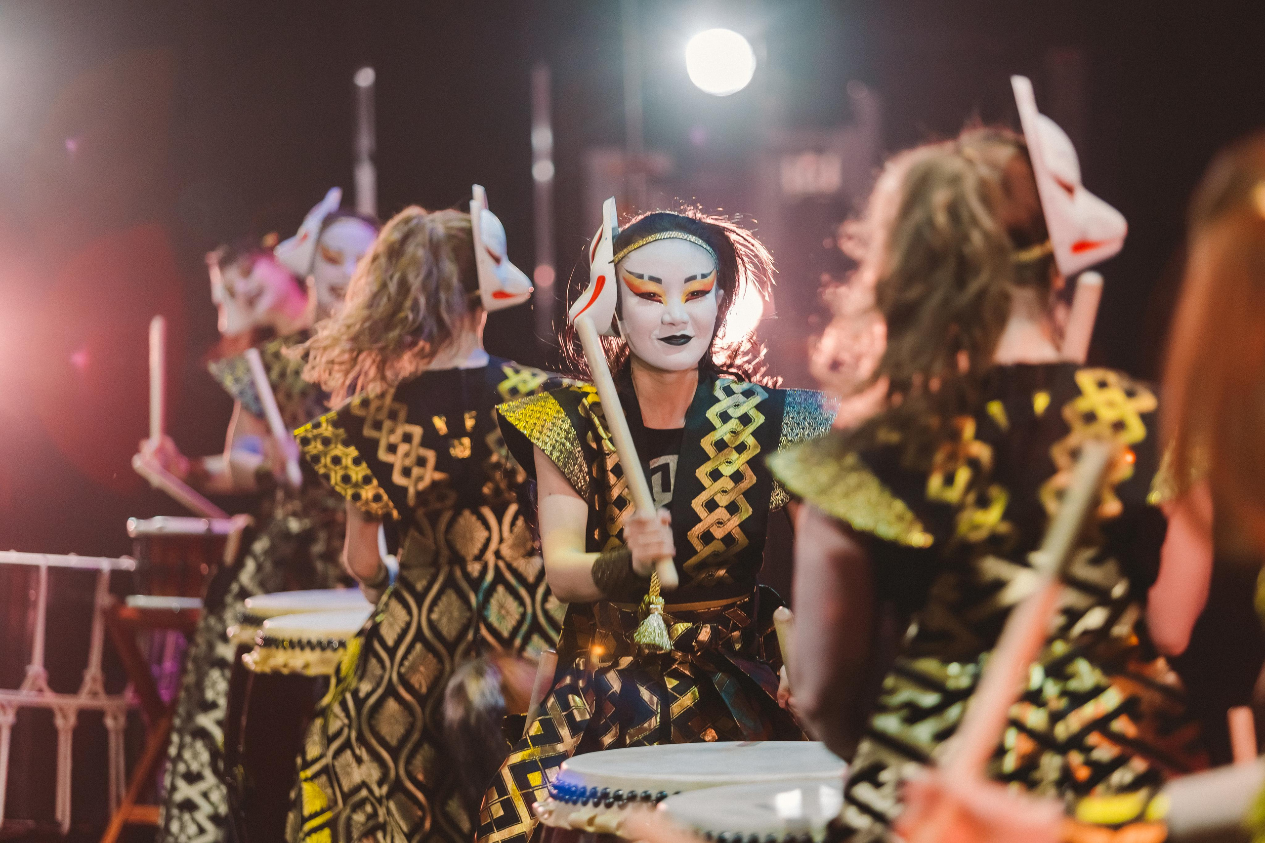 Drum show “Sea of the Blue Forest”. Photographer Sonkina Tatiana (Tanya Ash)