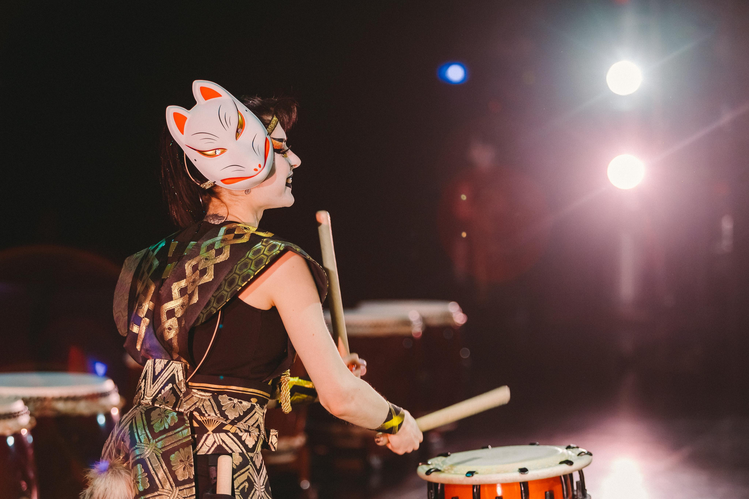 Drum show “Sea of the Blue Forest”. Photographer Sonkina Tatiana (Tanya Ash)