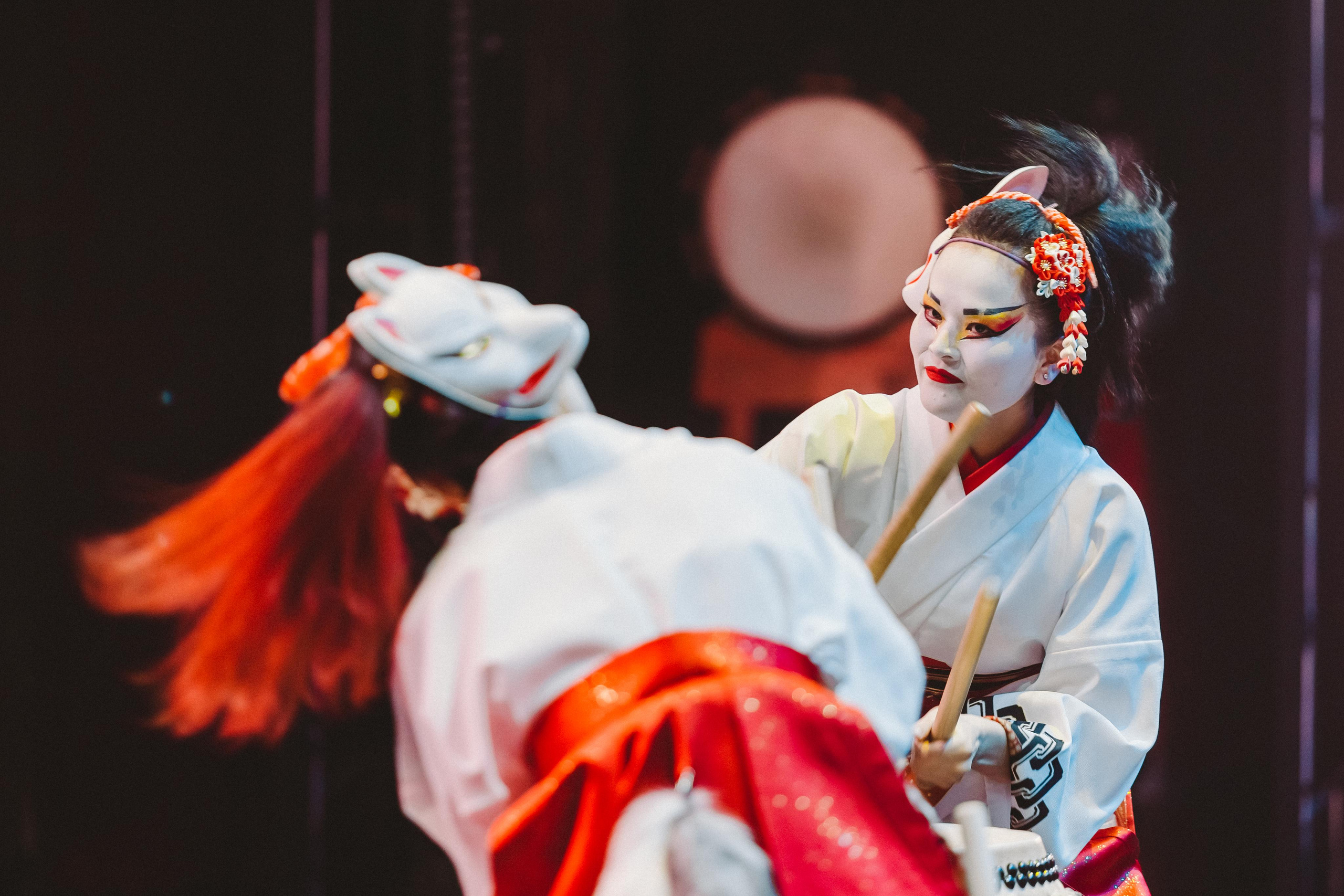 Drum show “Sea of the Blue Forest”. Photographer Sonkina Tatiana (Tanya Ash)
