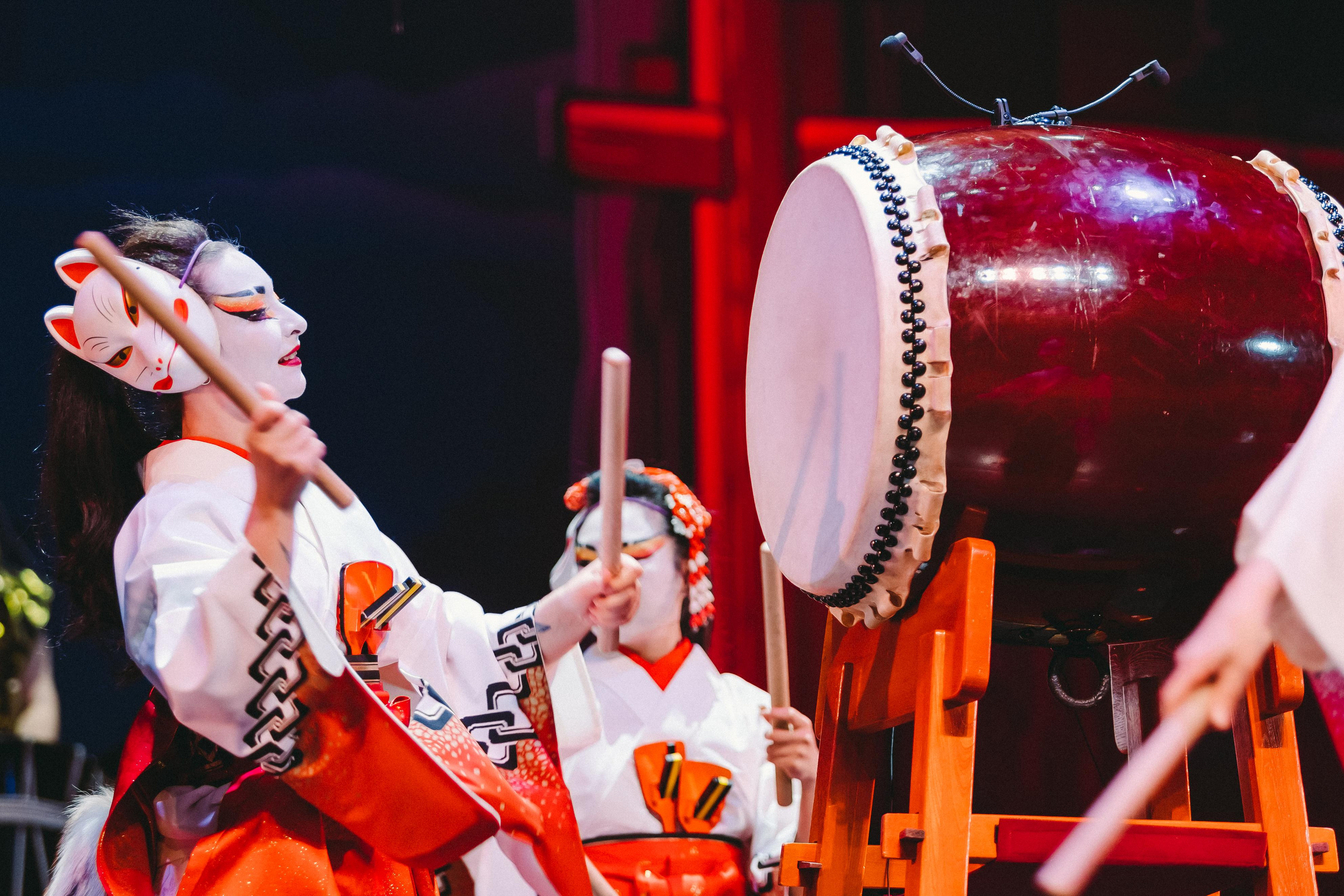 Drum show “Sea of the Blue Forest”. Photographer Sonkina Tatiana (Tanya Ash)