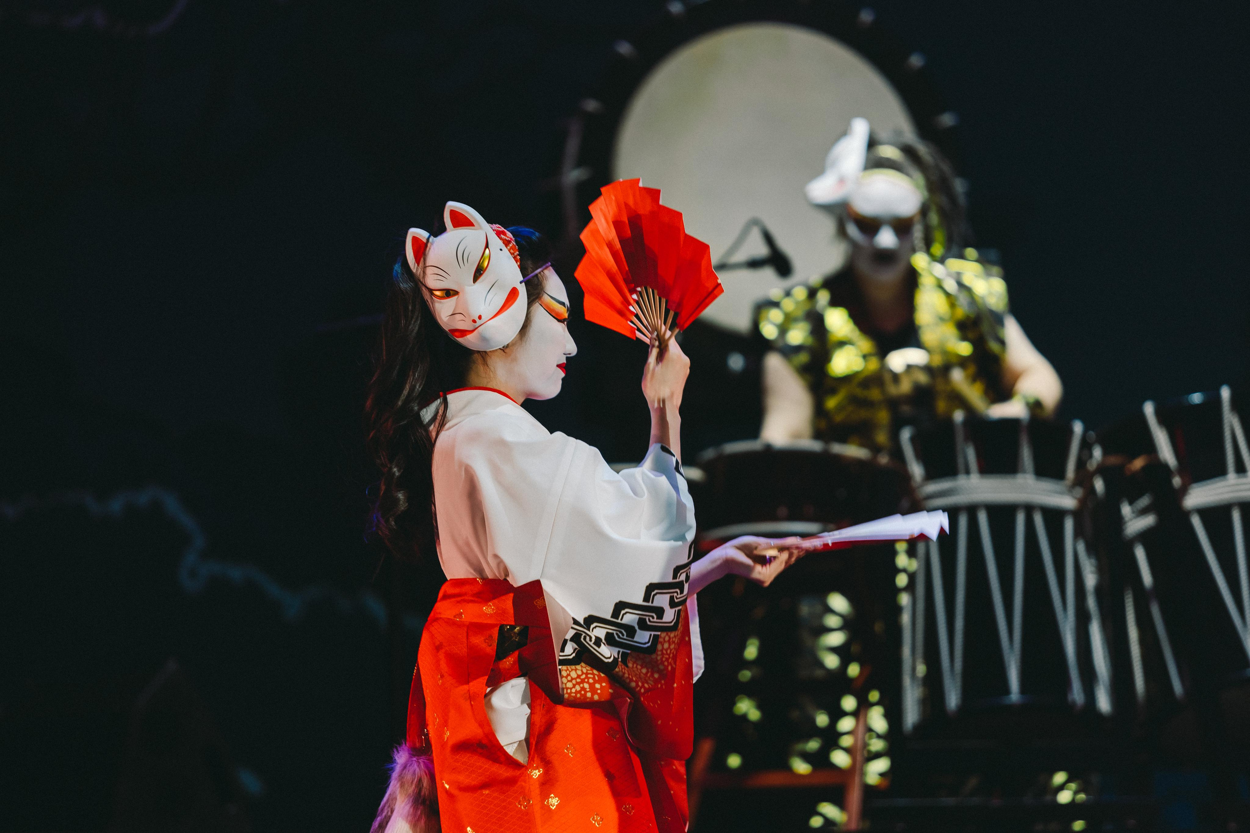 Drum show “Sea of the Blue Forest”. Photographer Sonkina Tatiana (Tanya Ash)
