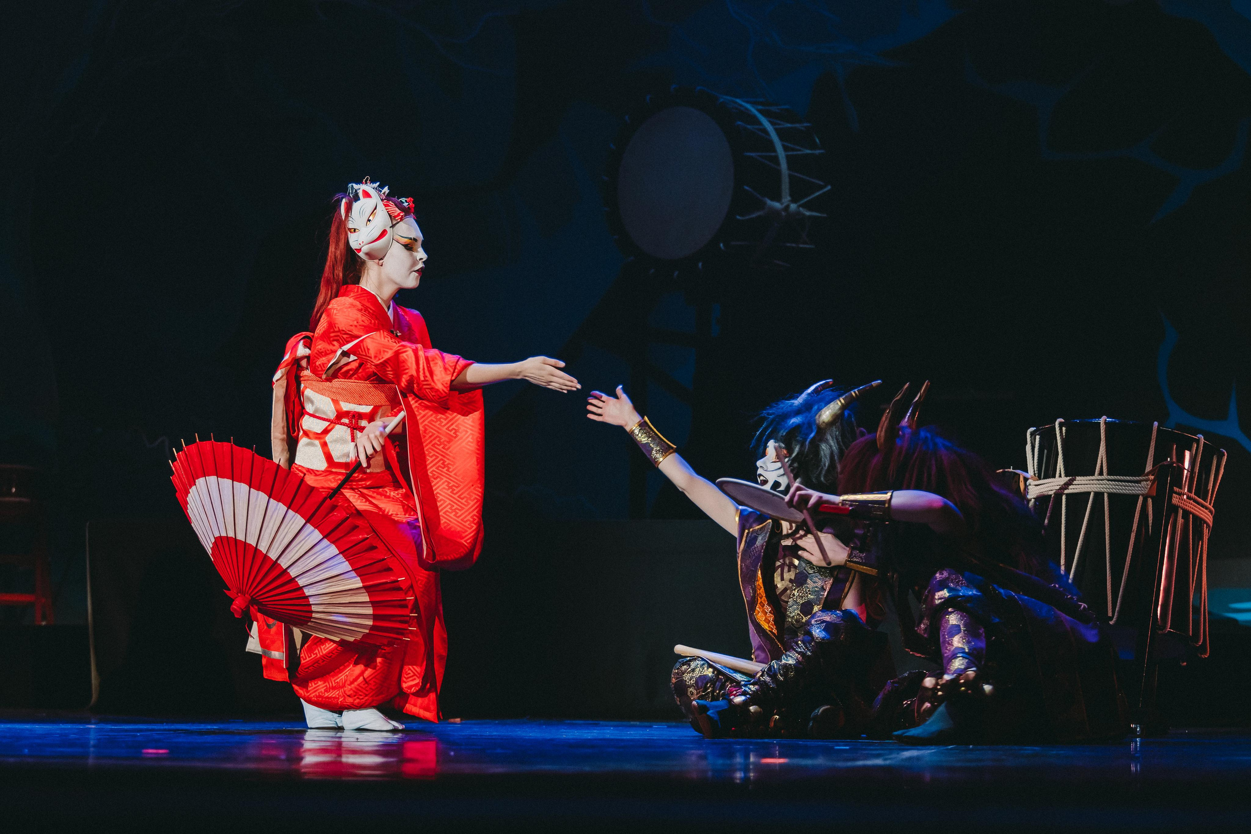 Drum show “Sea of the Blue Forest”. Photographer Sonkina Tatiana (Tanya Ash)