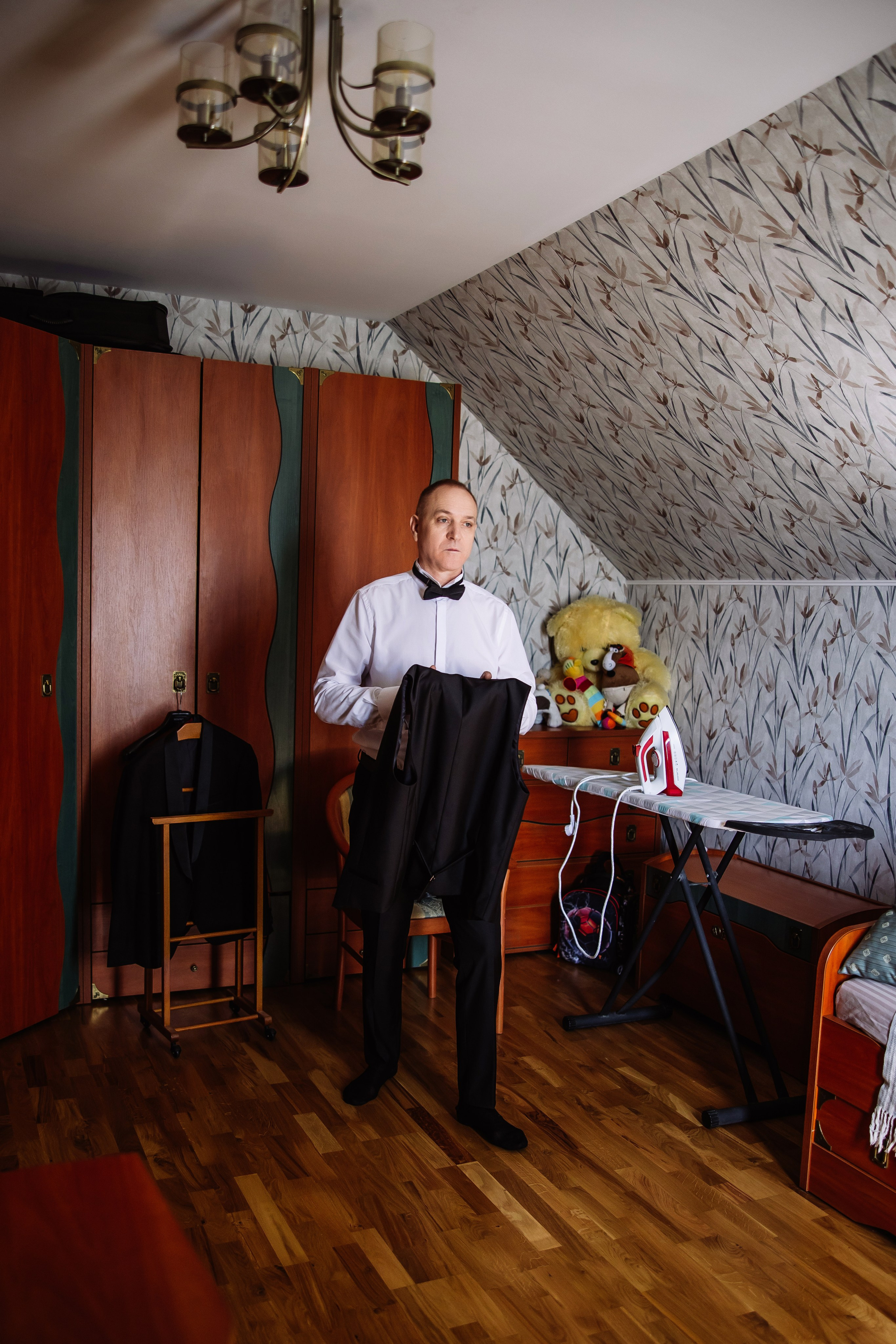 Утренние сборы жениха