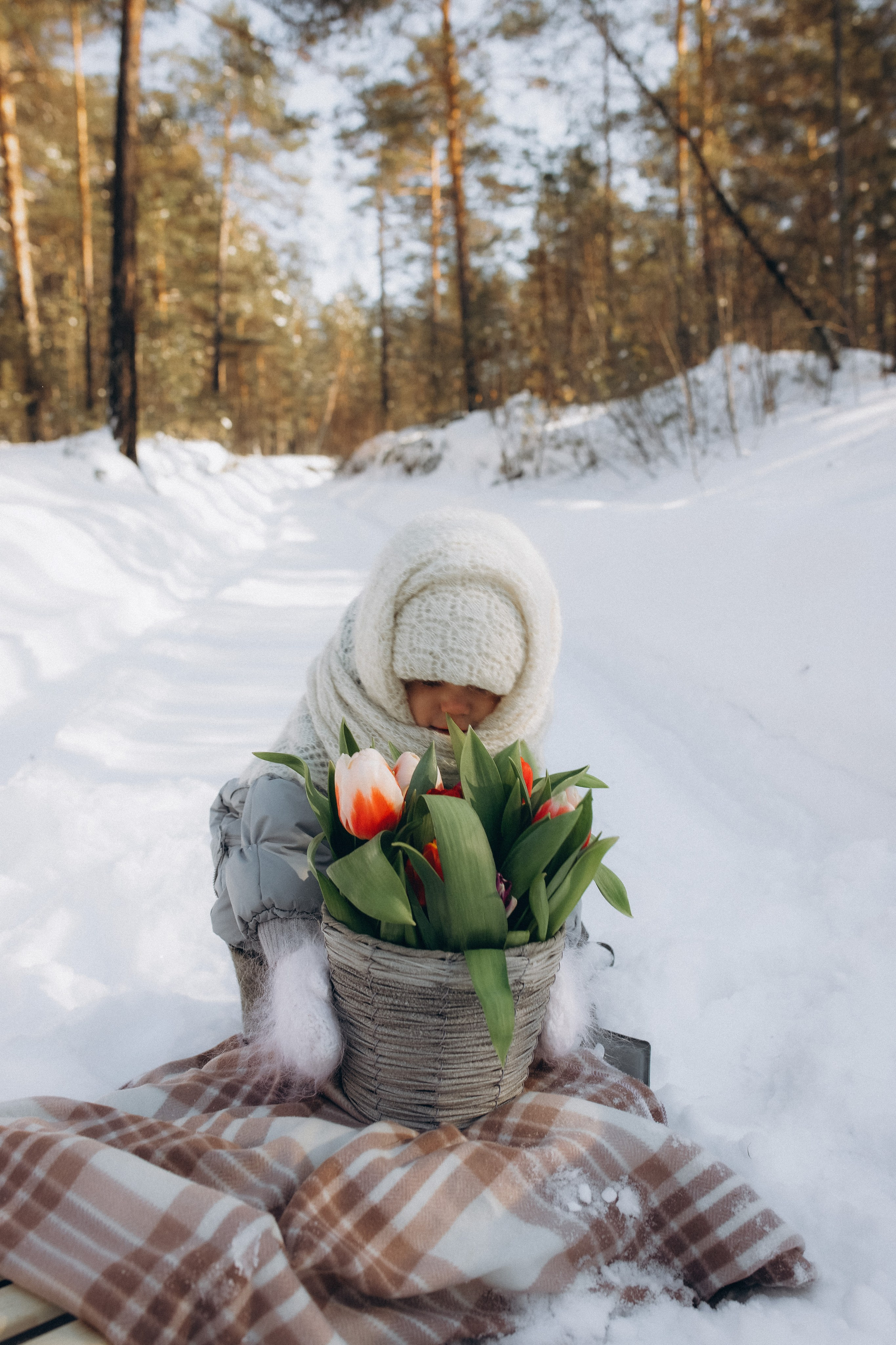Девочка Зима. Семейный и детский фотограф город Тында Дарья