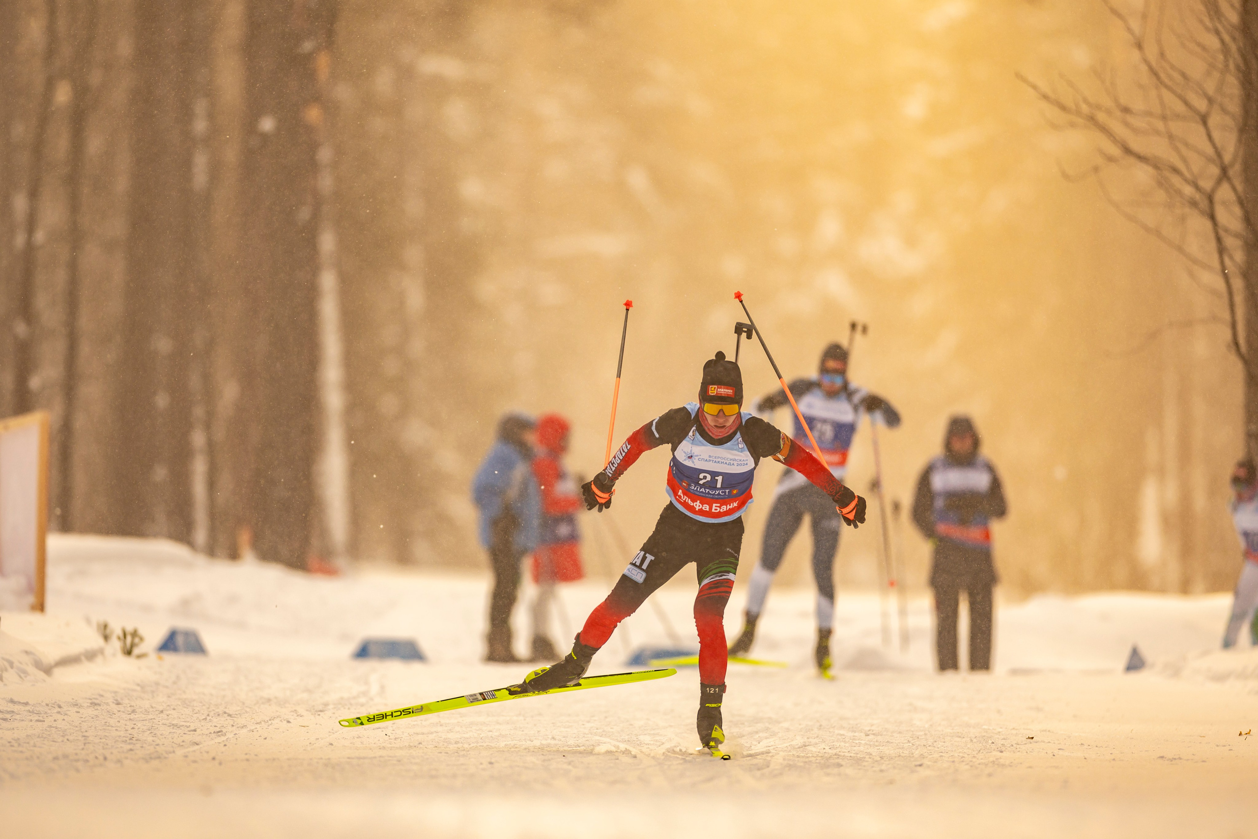 Всероссийская спартакиада по биатлону. Мужчины. Гонка преследования. Спортивный репортажный фотограф Казань Нафис Сиразетдинов