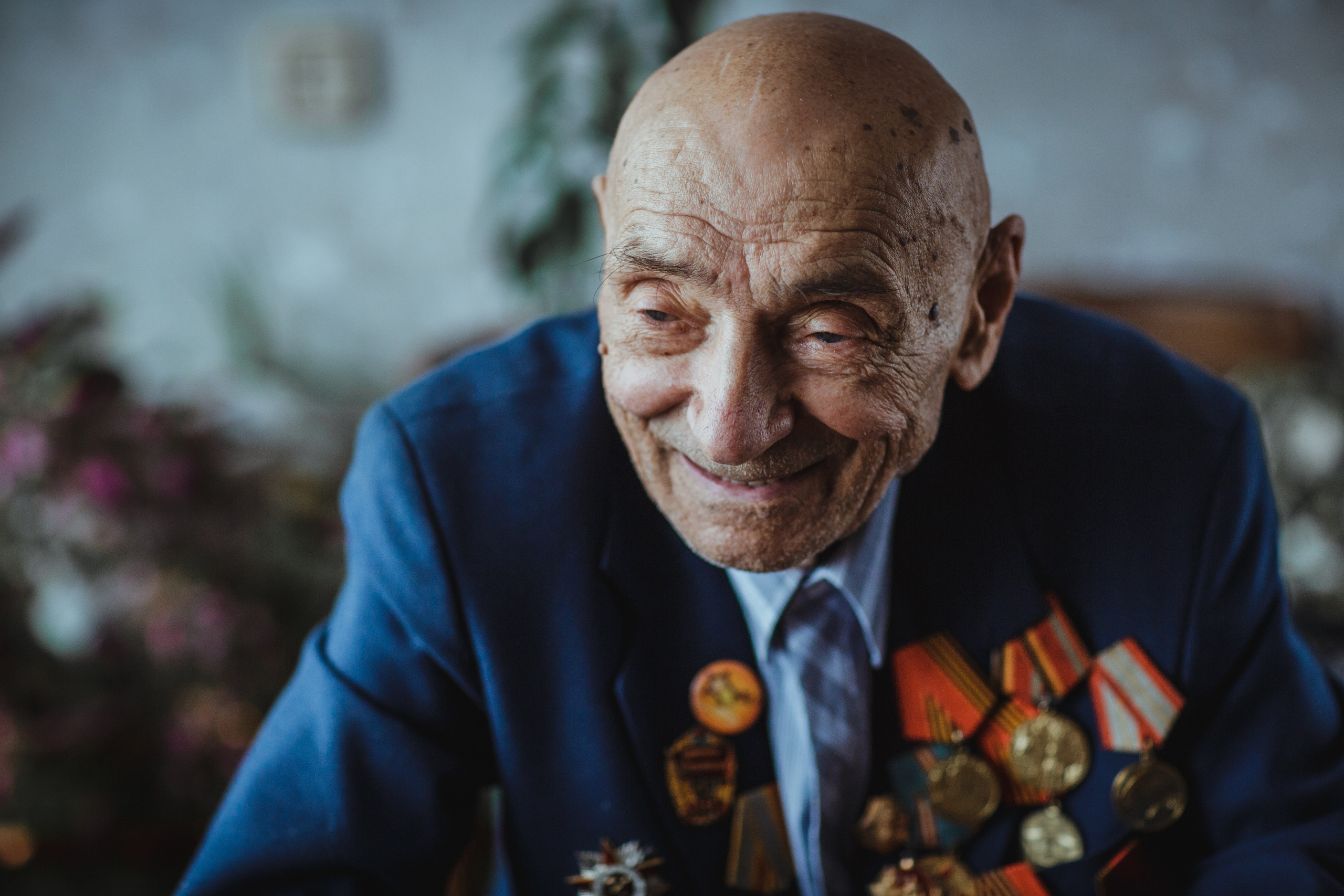 Ветеран Великой Отечественной Войны, портрет